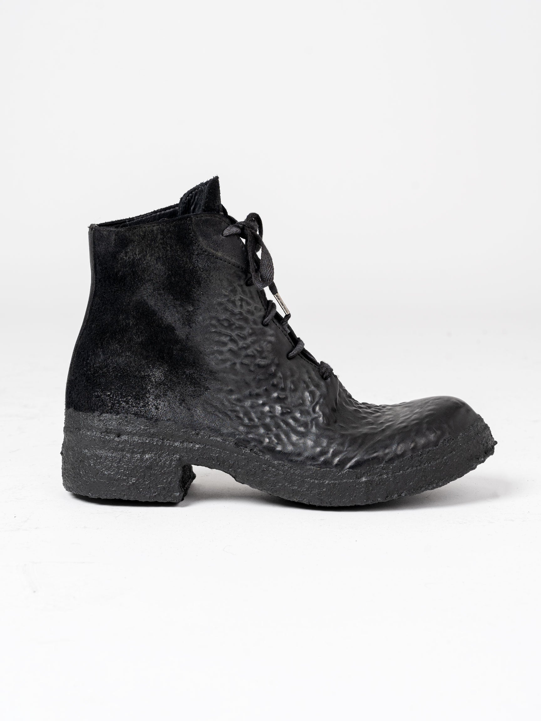 Mid Waxed Horse Leather Boots - INN7