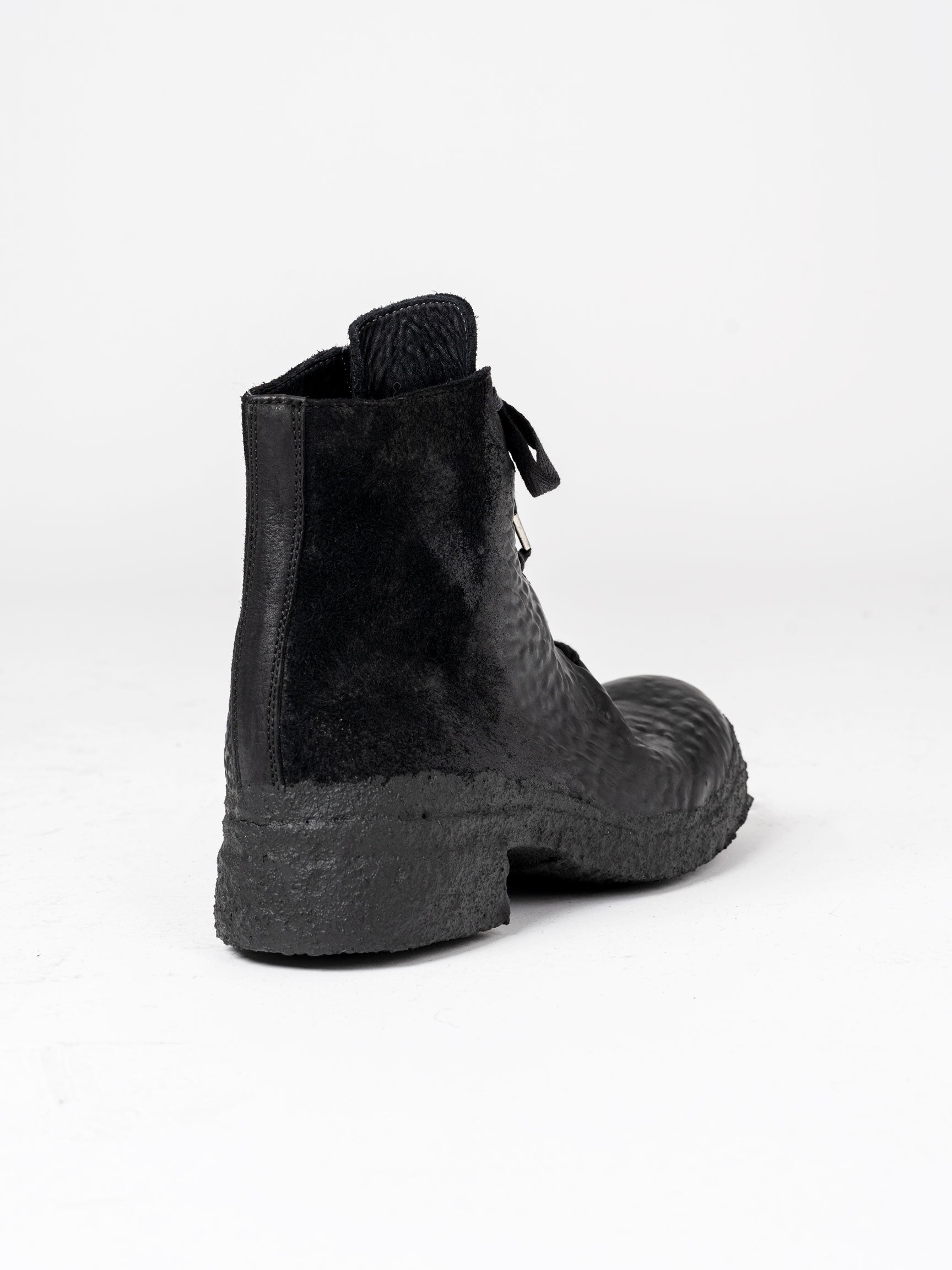 Mid Waxed Horse Leather Boots - INN7