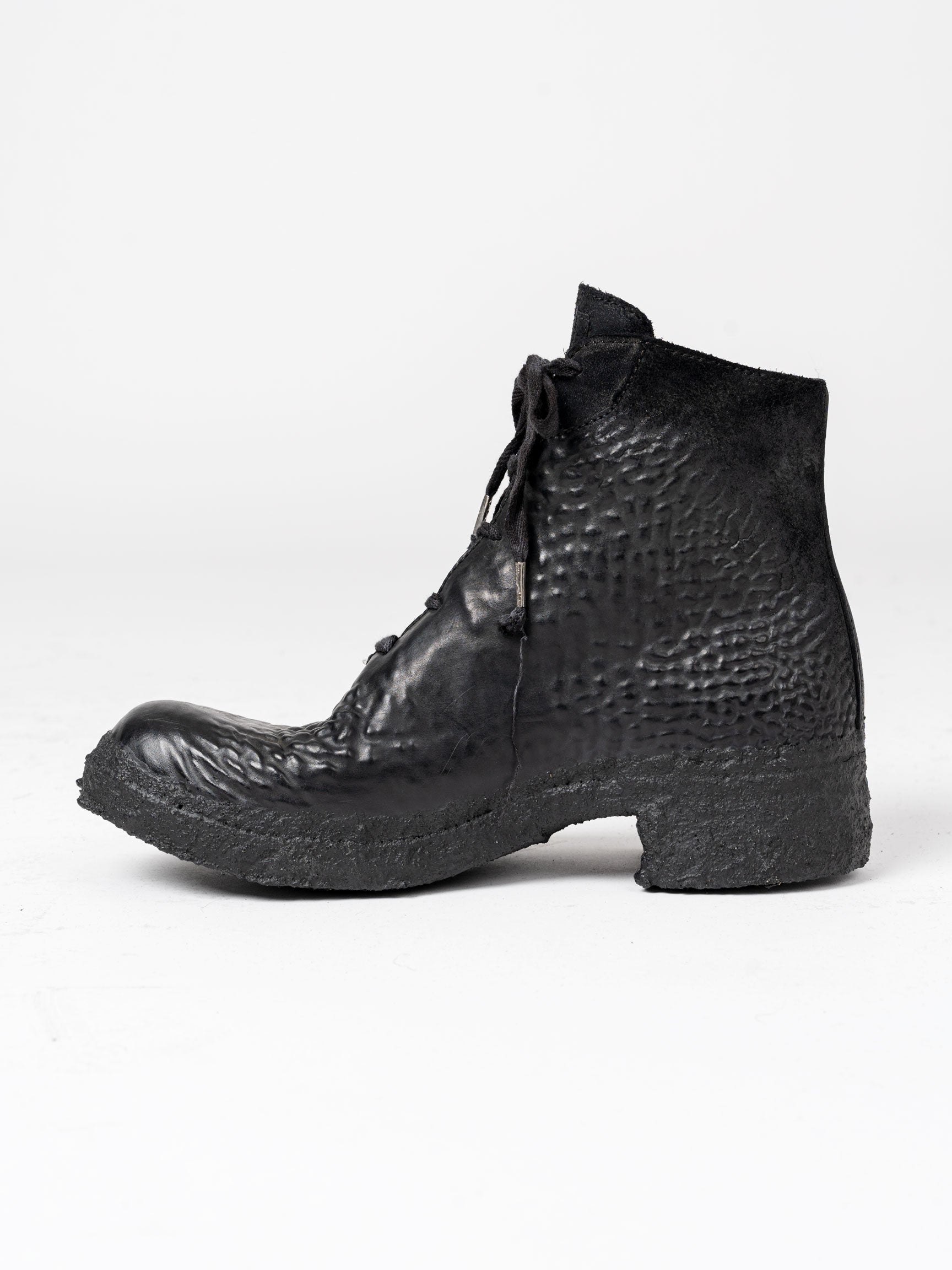 Mid Waxed Horse Leather Boots - INN7