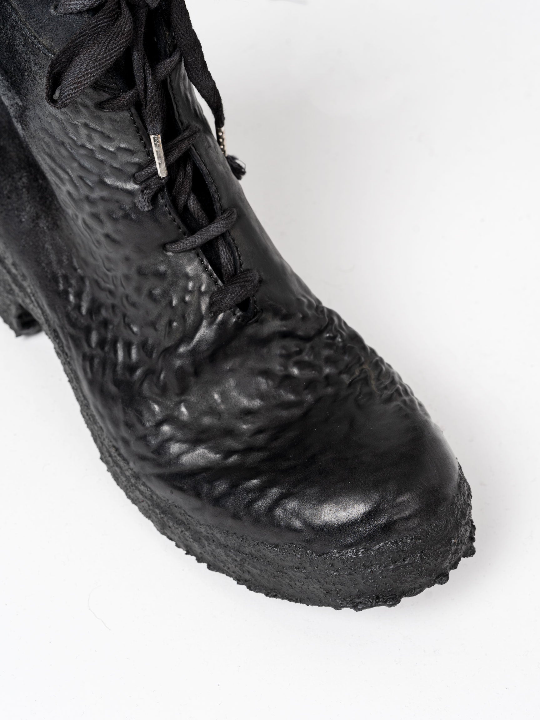 Mid Waxed Horse Leather Boots - INN7