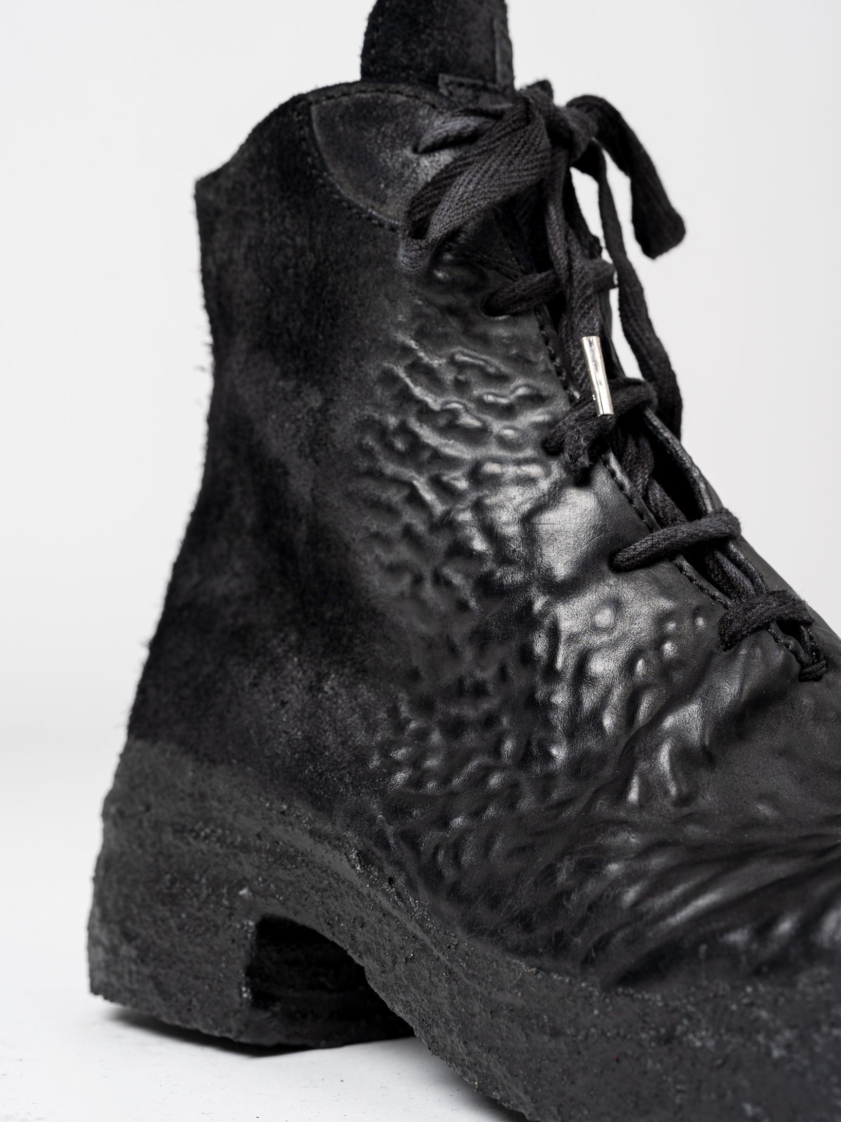 Mid Waxed Horse Leather Boots - INN7