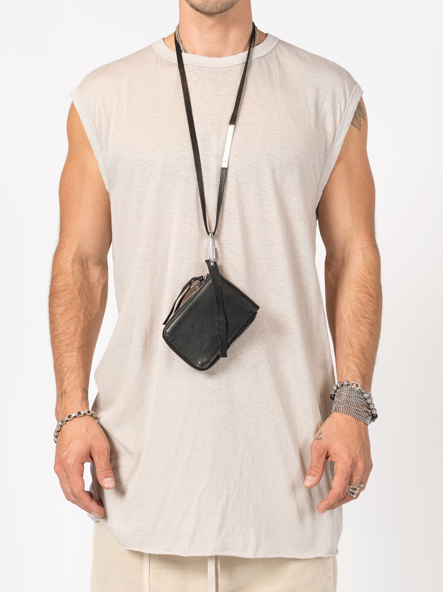 Leather Wallet with Keychain - INN7
