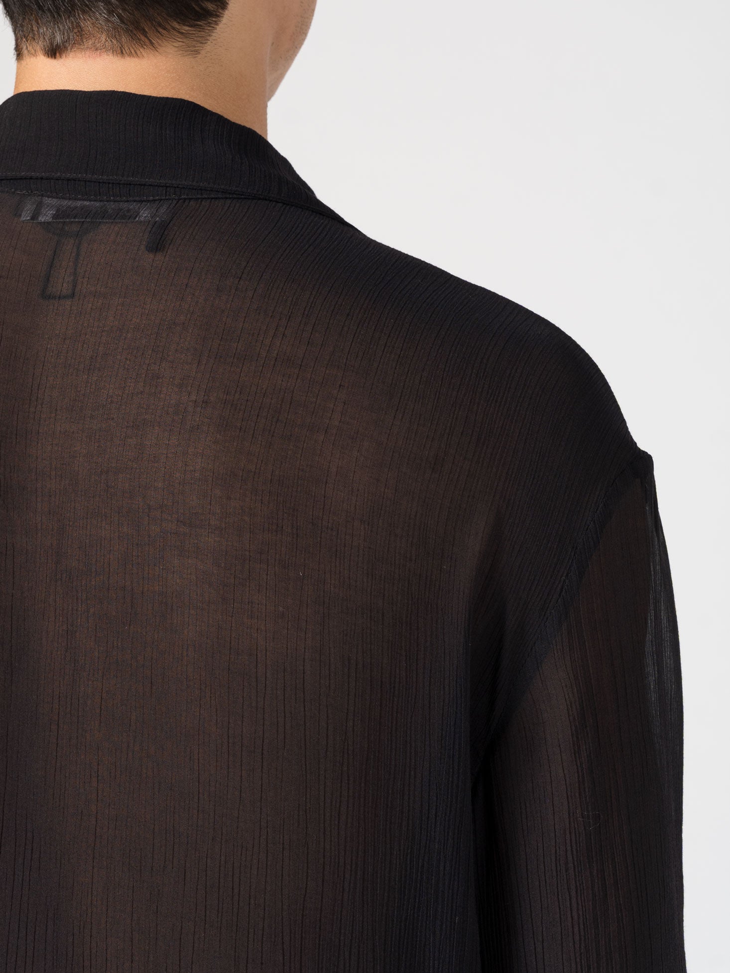Lightweight Textured Button-Up Shirt - INN7