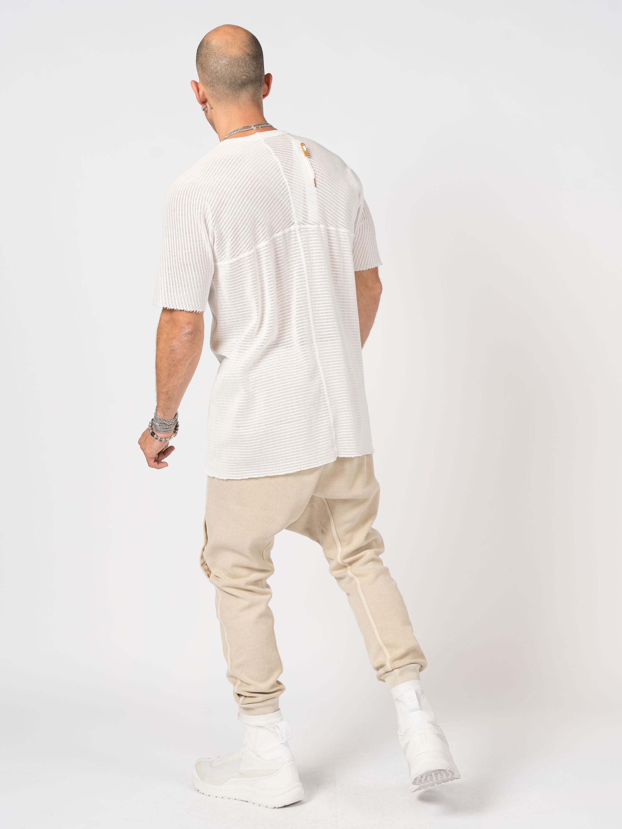 Sheer Knit T-Shirt in Cashmere Blend - INN7
