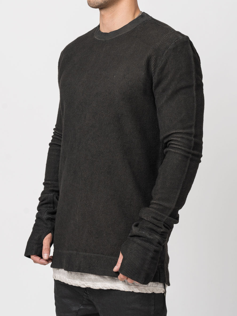 Ribbed Long-Sleeve Sweatshirt - INN7