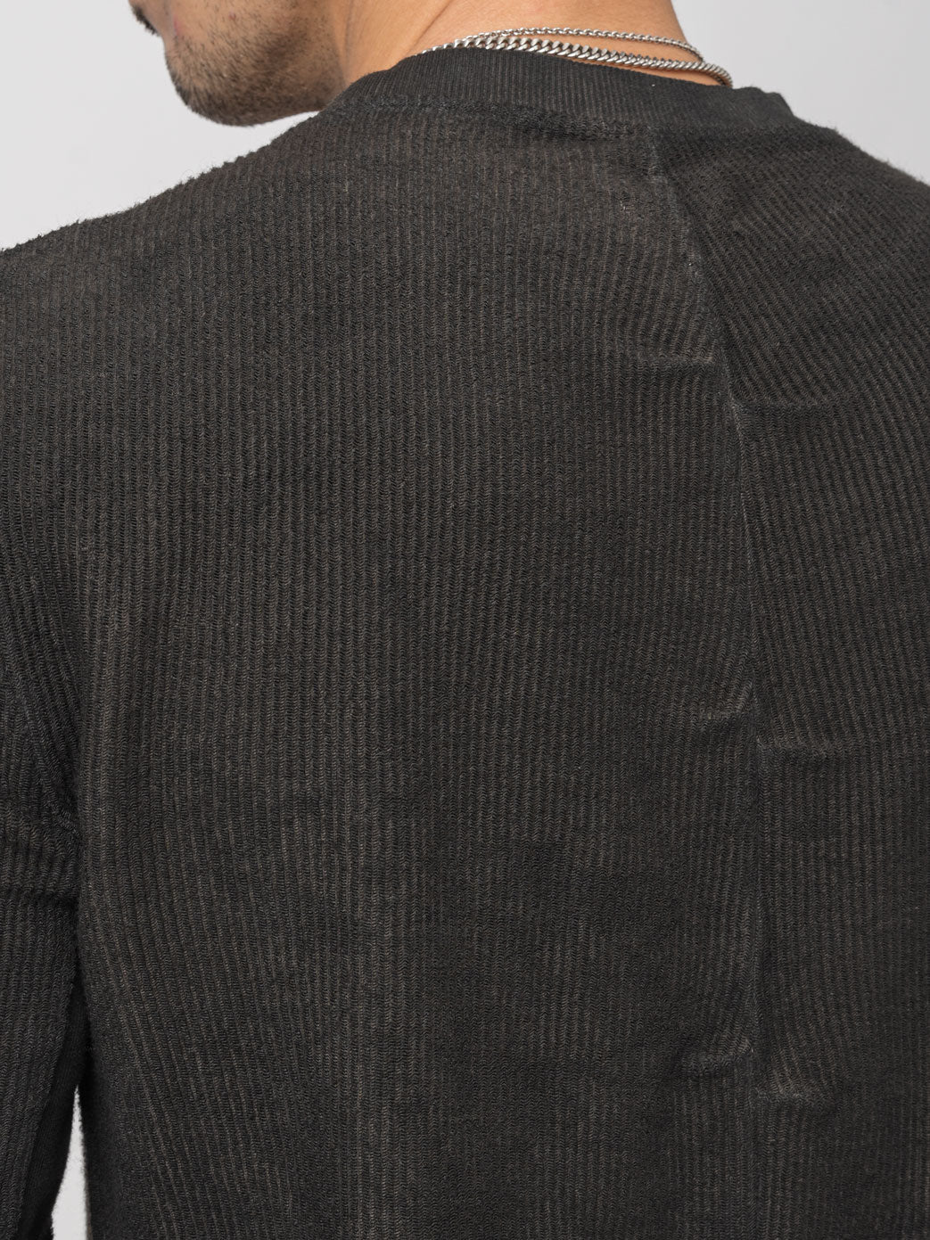 Ribbed Long-Sleeve Sweatshirt - INN7