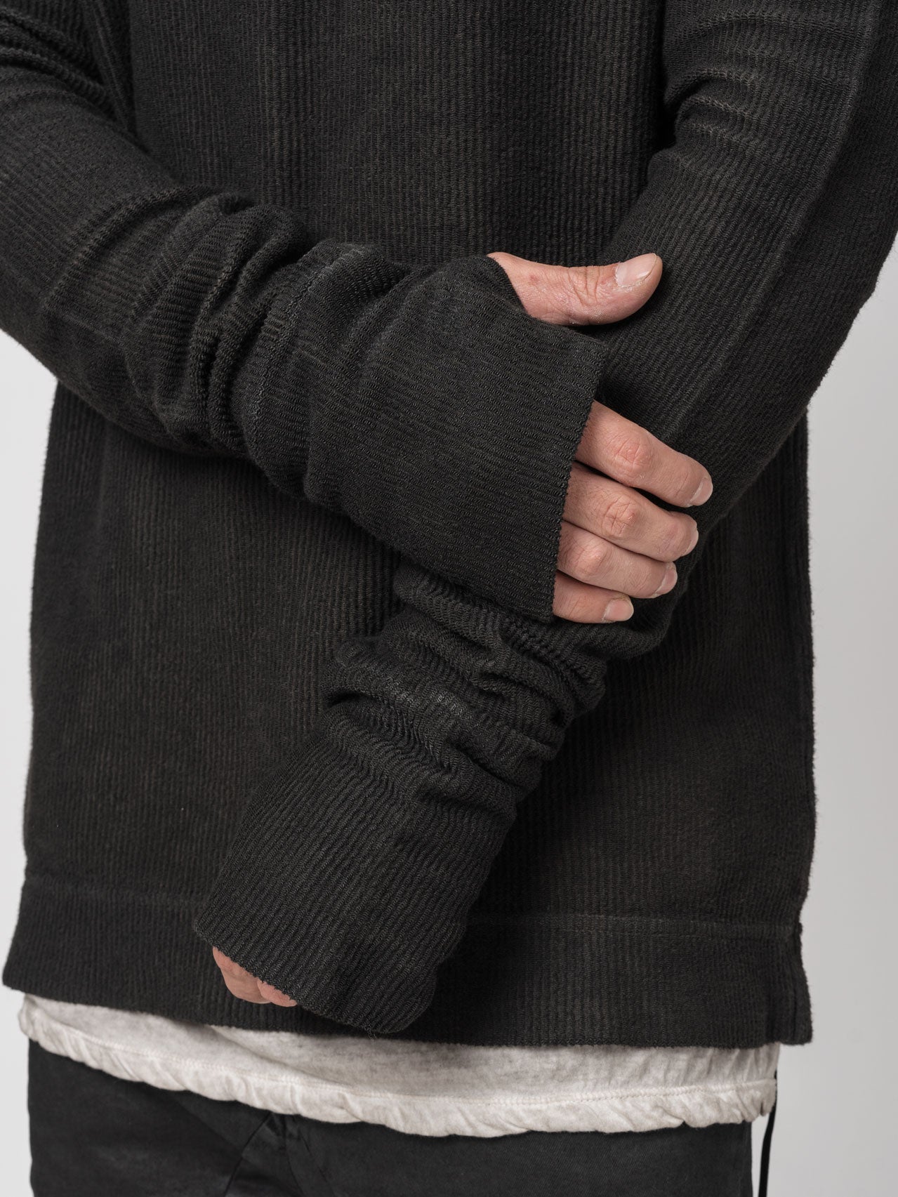 Ribbed Long-Sleeve Sweatshirt - INN7