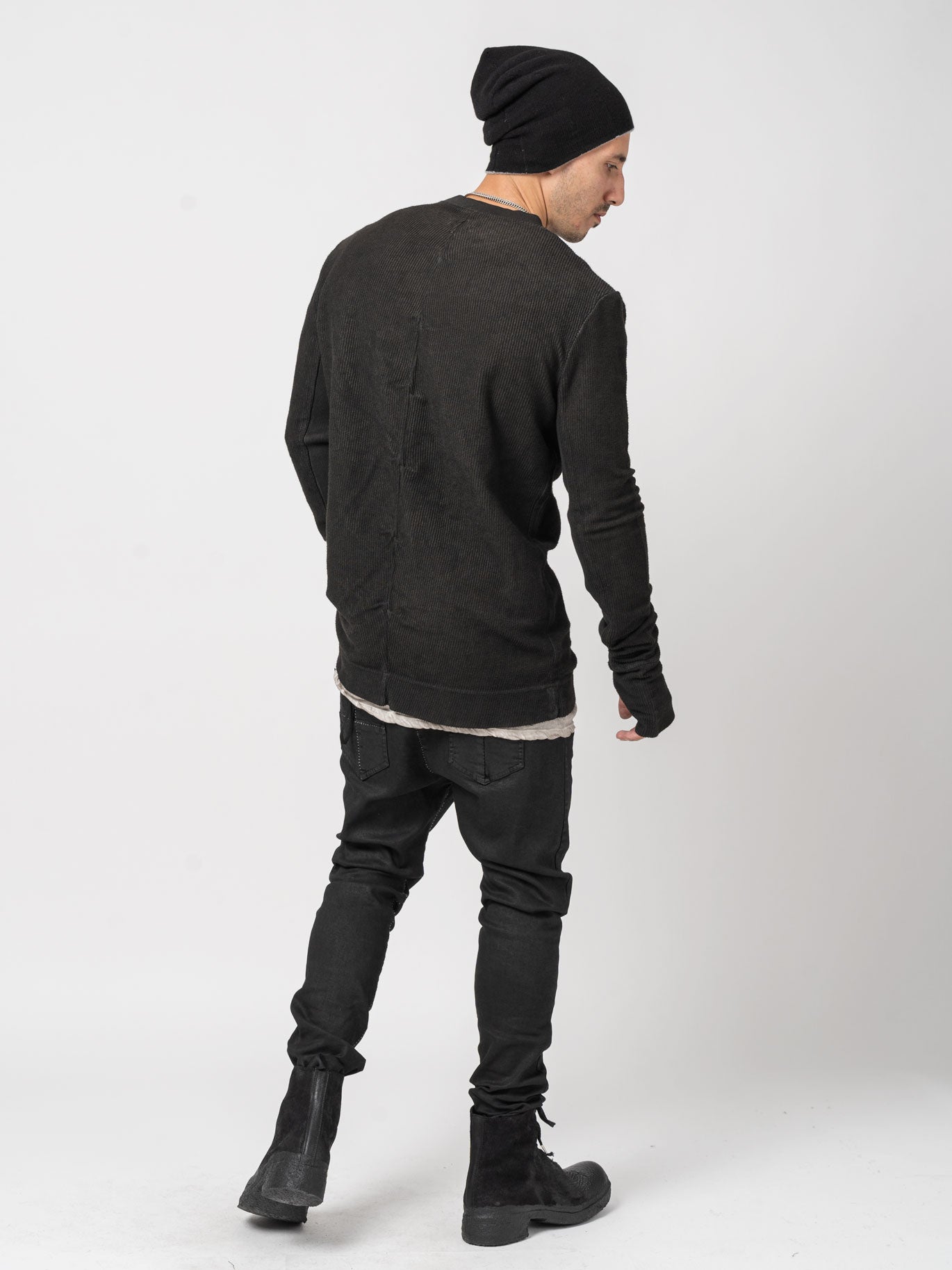 Ribbed Long-Sleeve Sweatshirt - INN7