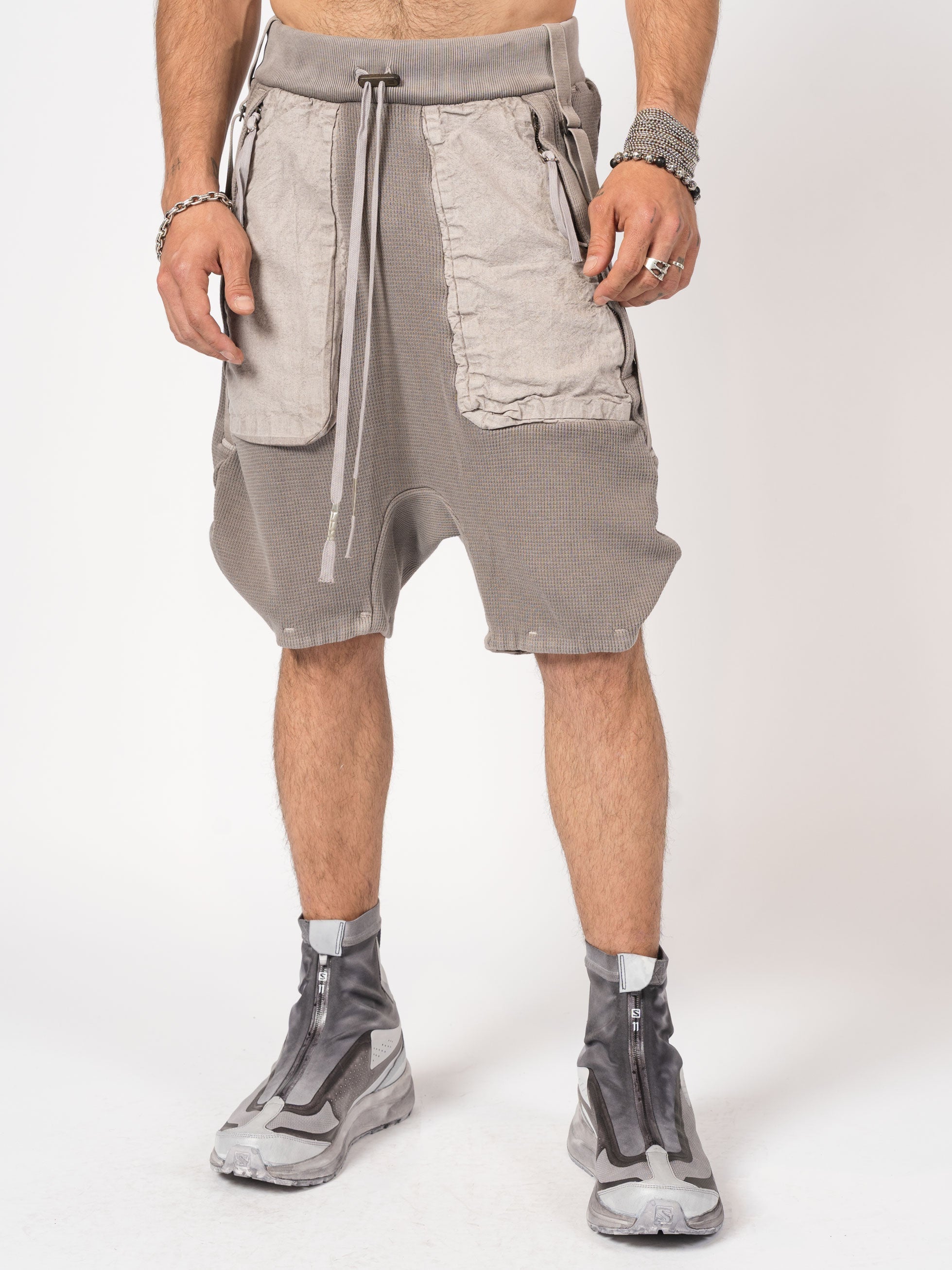 Drop-Crotch Hybrid Shorts