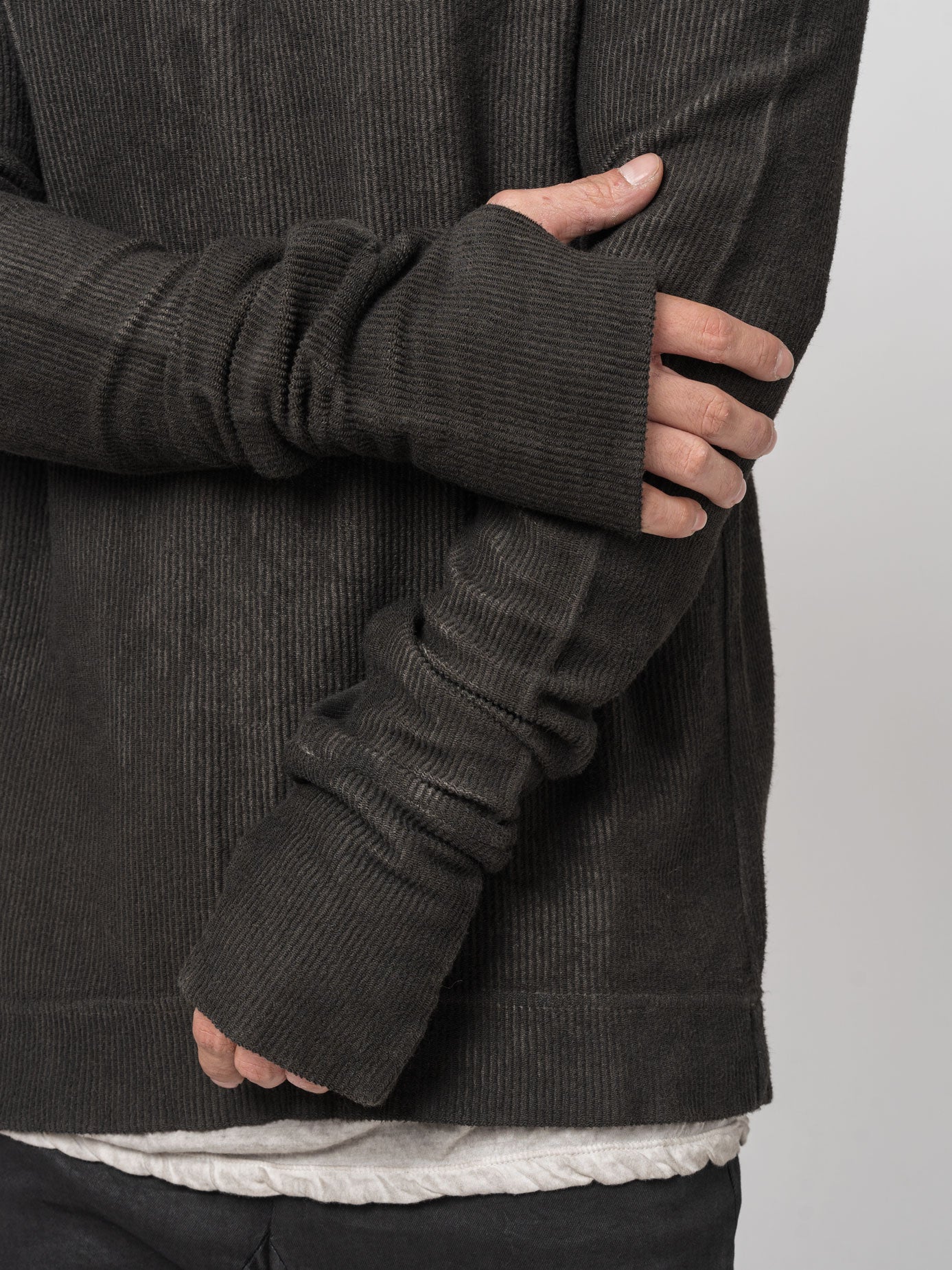 Ribbed Long-Sleeve Sweatshirt - INN7