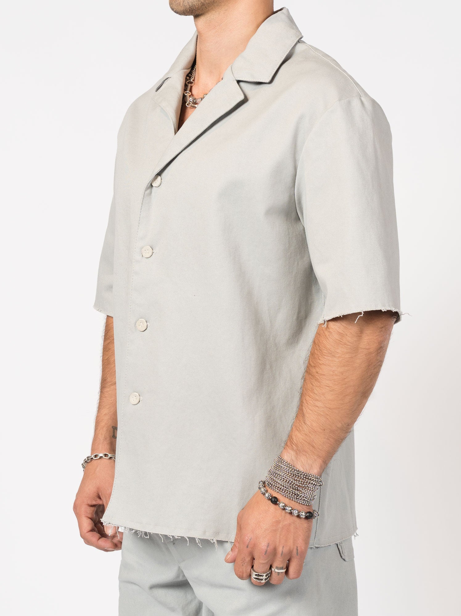 Shirt with Nubuck Accents - INN7