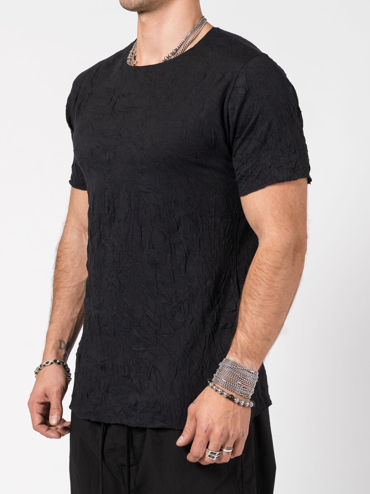 Wrinkled-Effect T-Shirt - INN7