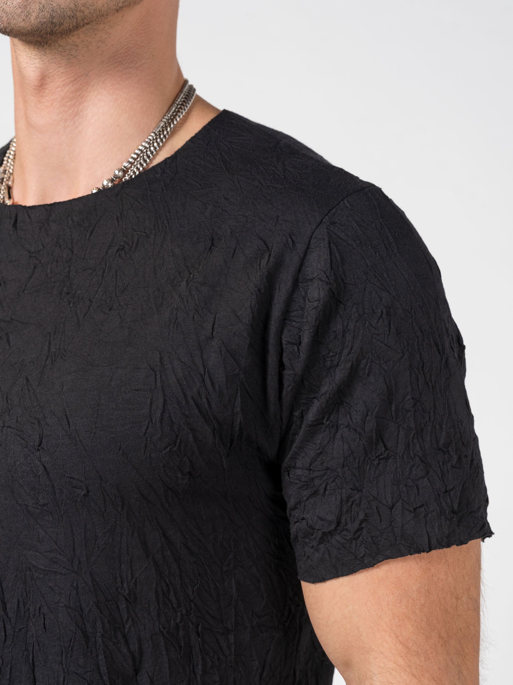 Wrinkled-Effect T-Shirt - INN7