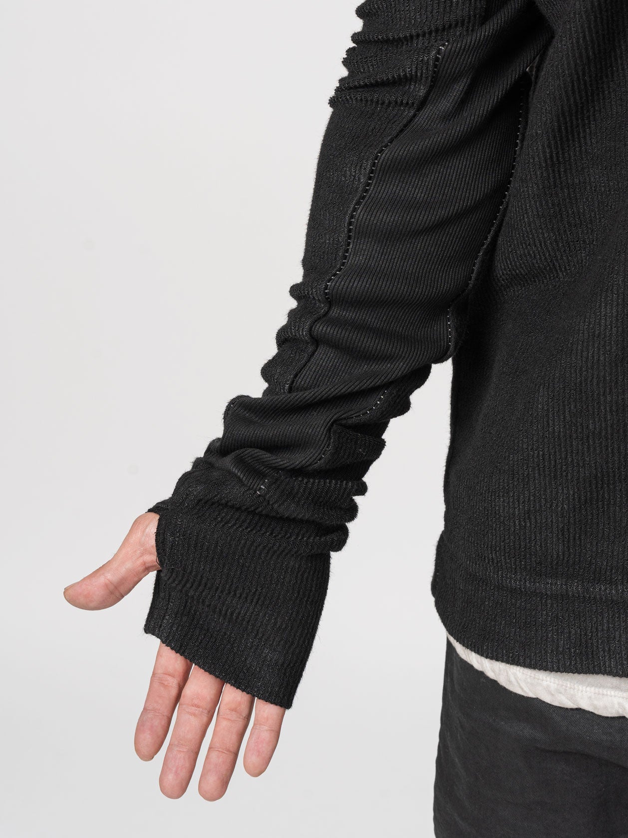 Ribbed Long-Sleeve Sweatshirt - INN7