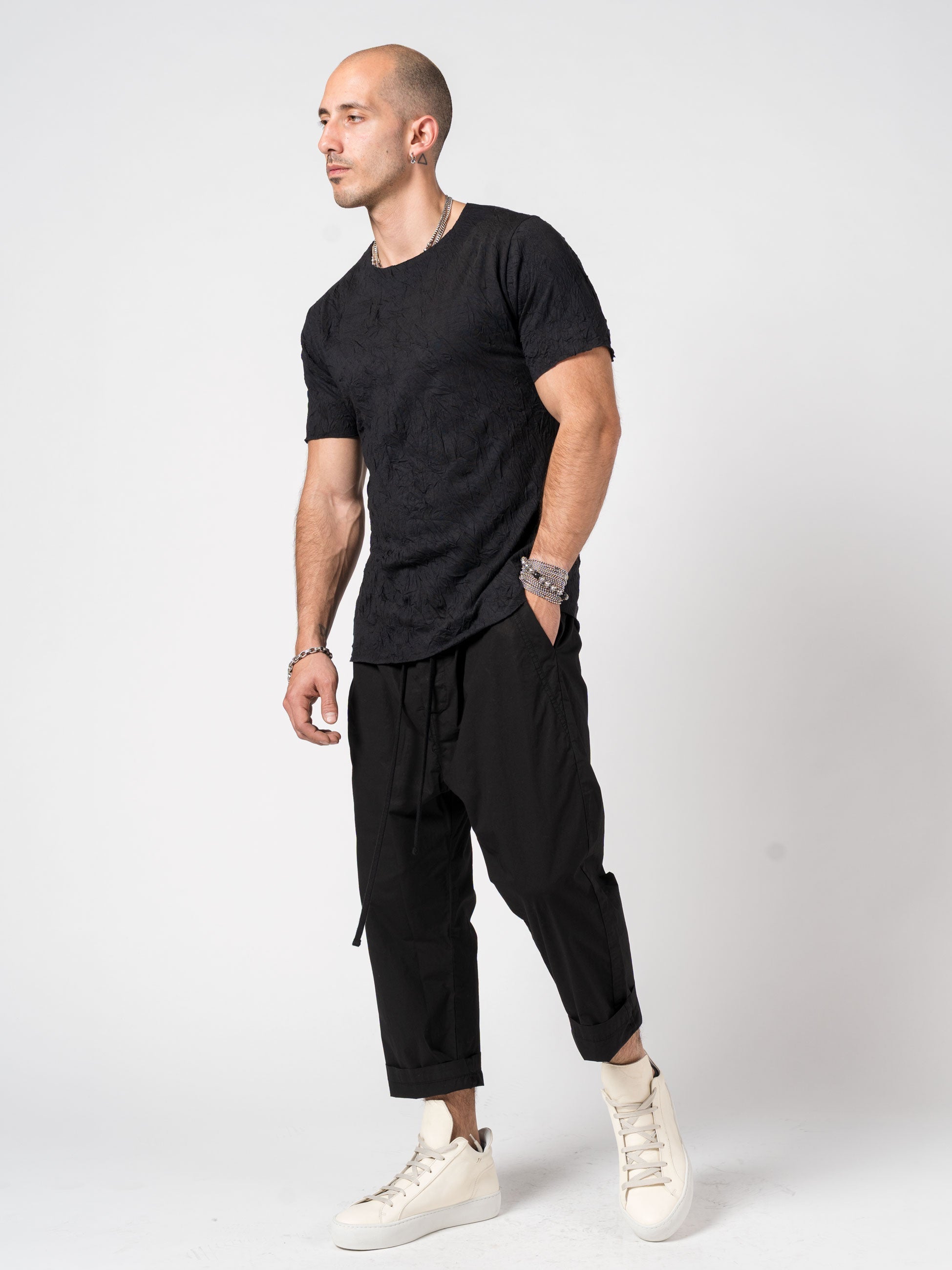 Wrinkled-Effect T-Shirt - INN7
