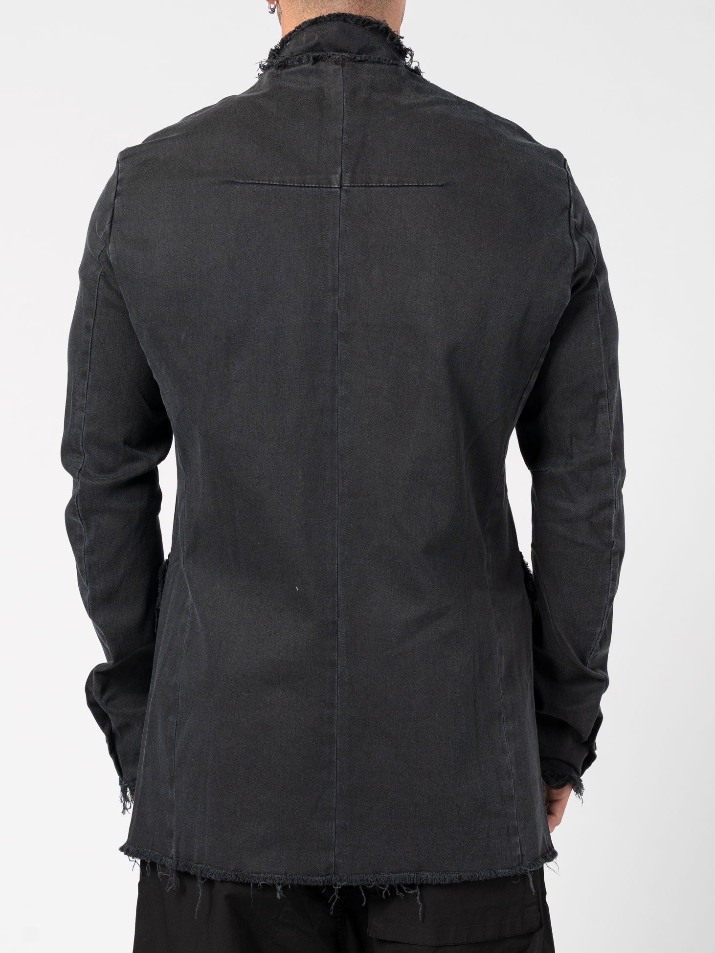 Frayed Edge Cotton Blazer - INN7