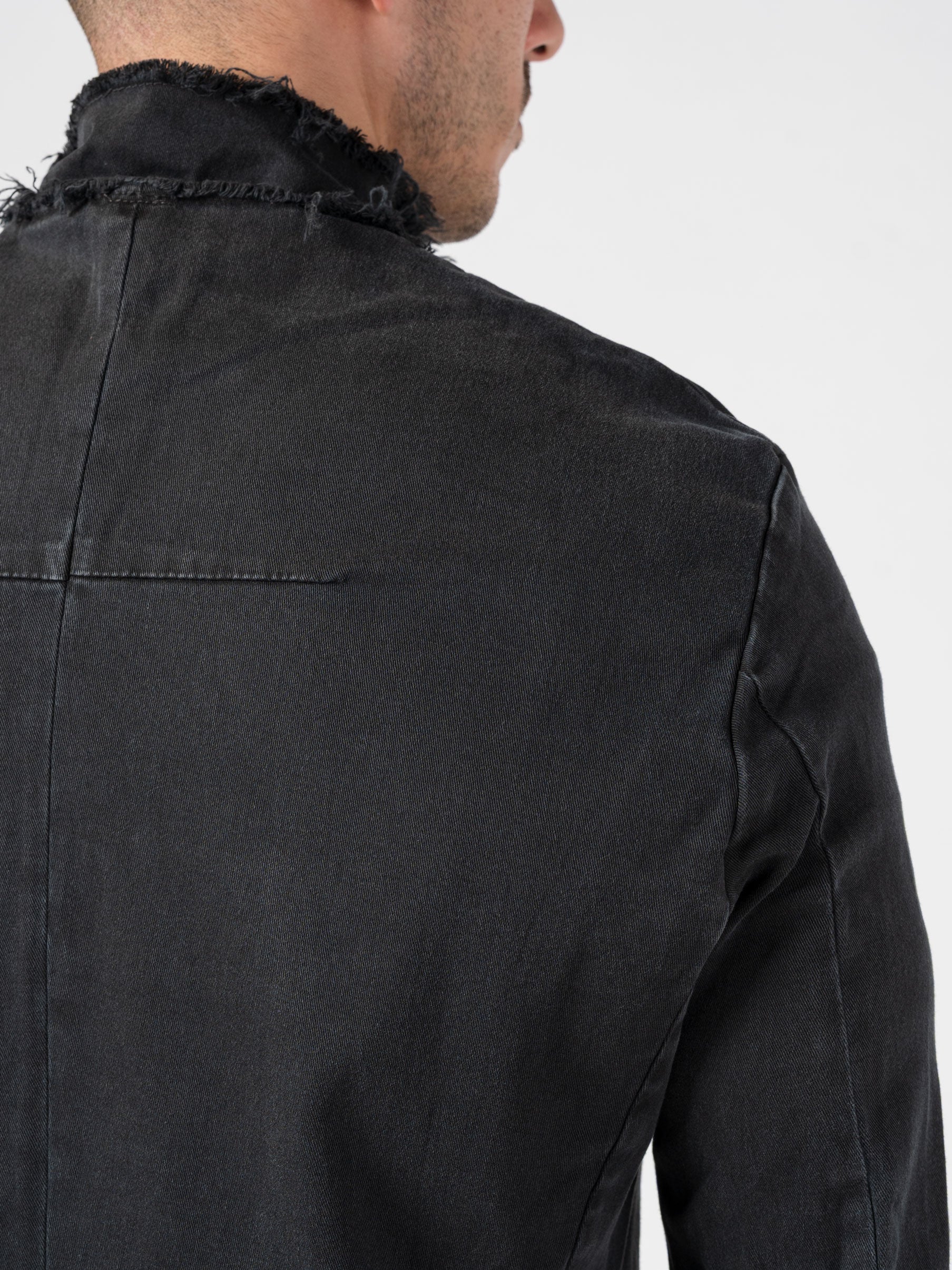 Frayed Edge Cotton Blazer - INN7