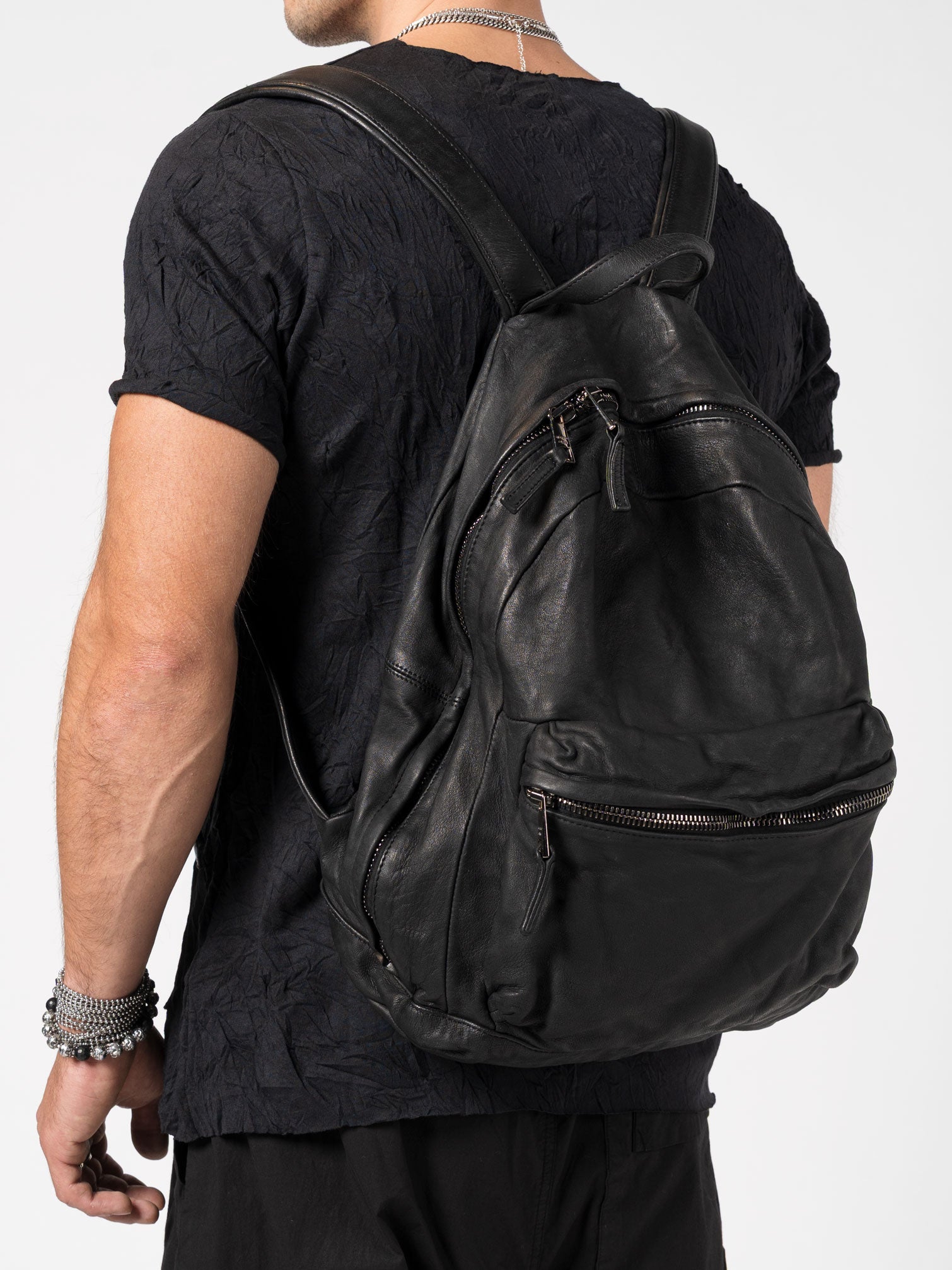Leather Backpack - INN7