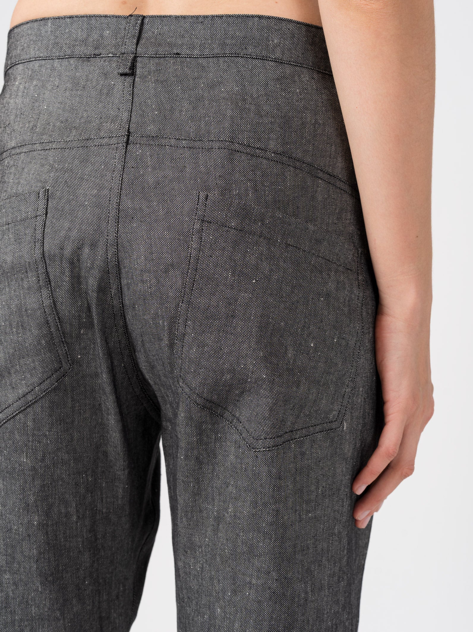 Tapered Linen-Blend Trousers - INN7