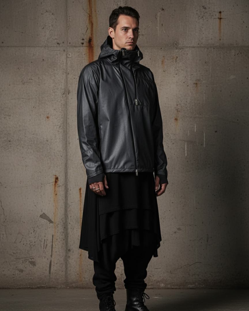 Technical Hooded Jacket