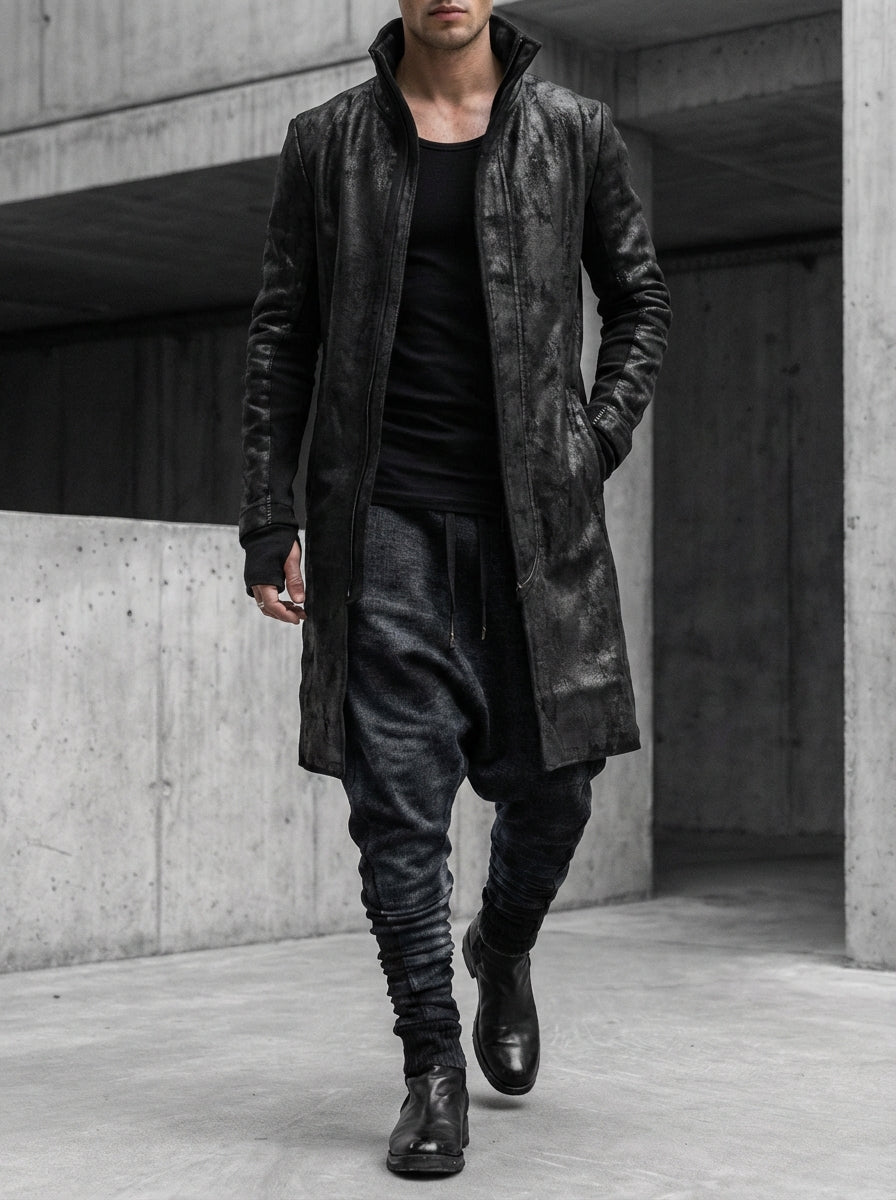 Low Crotch Wool Knit Pants - INN7