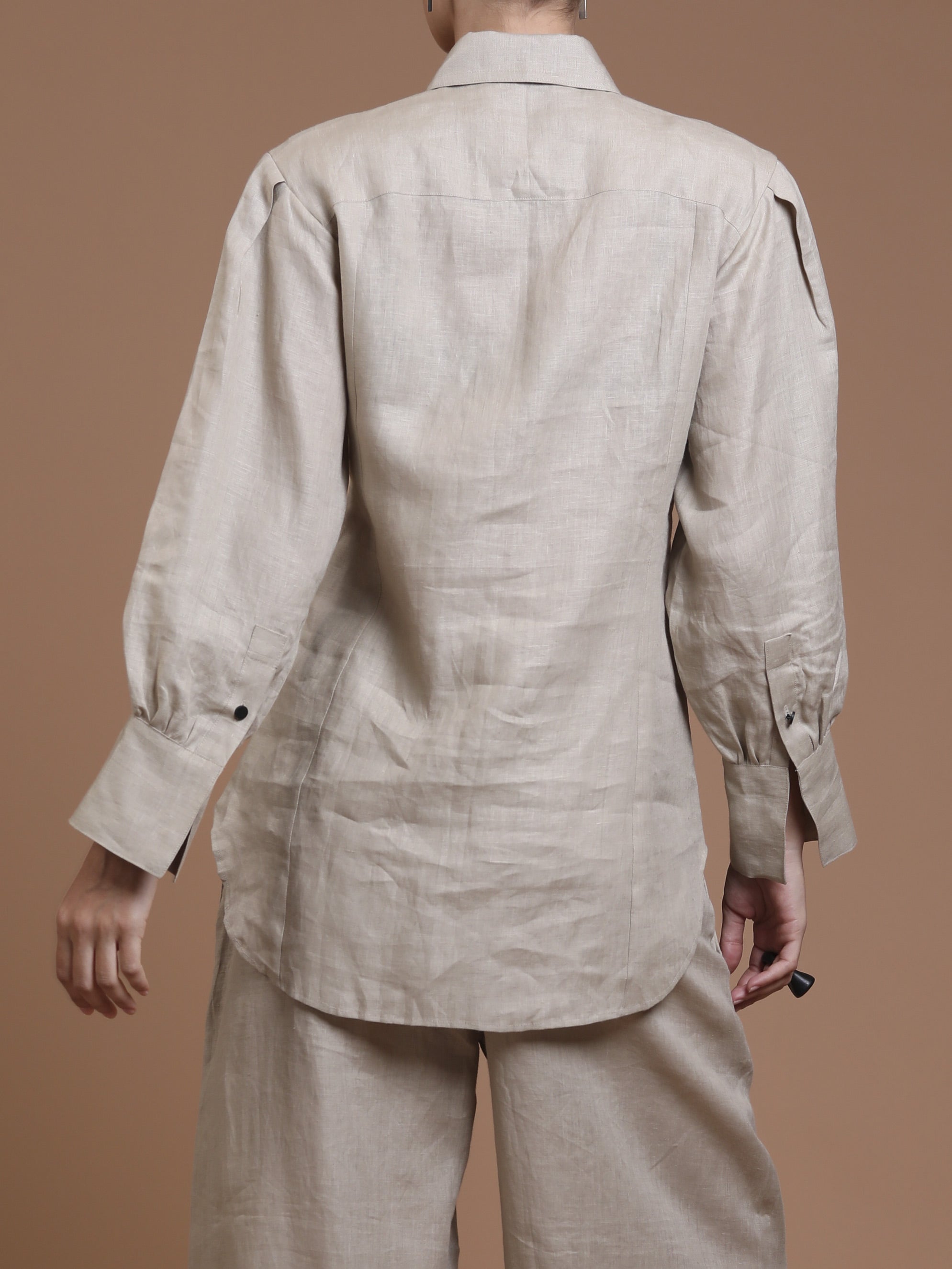 Linen Button-Up Shirt