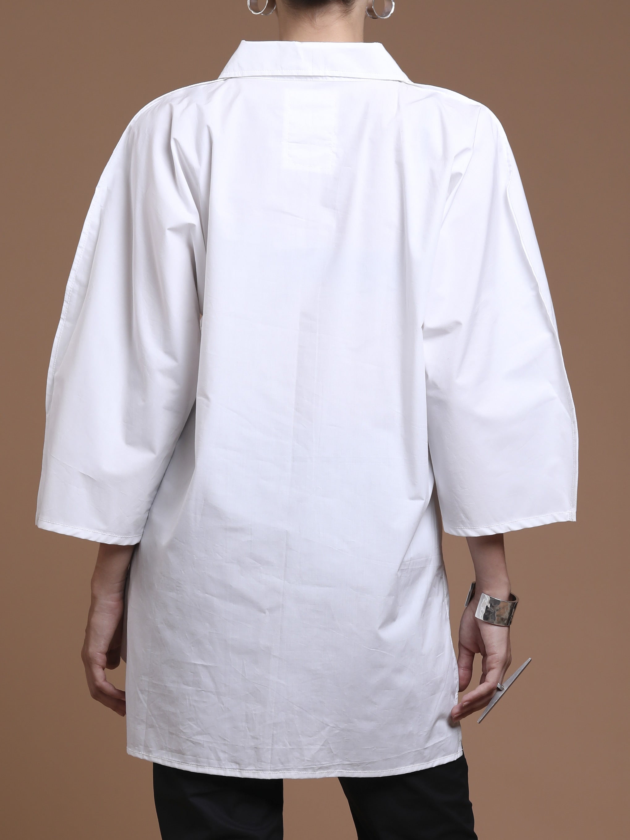 Japanese Poplin Tunic Shirt