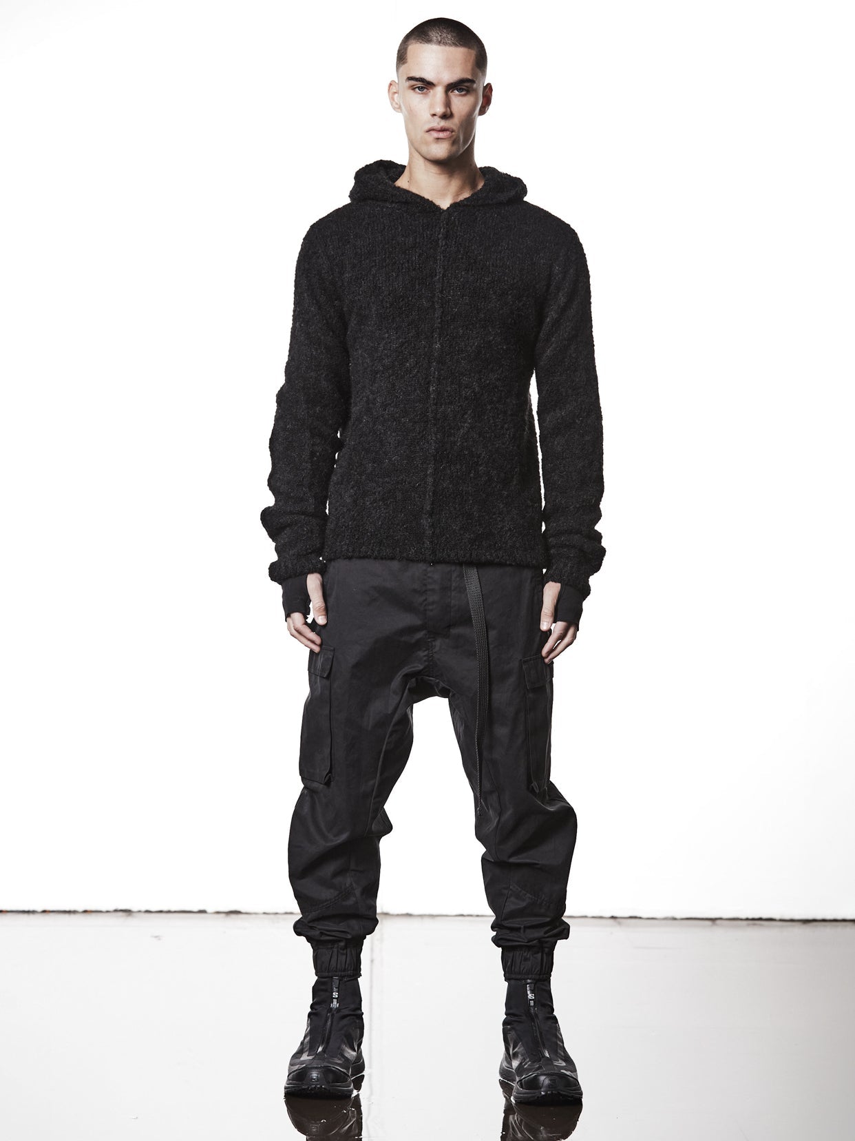 Hooded Alpaca Sweater