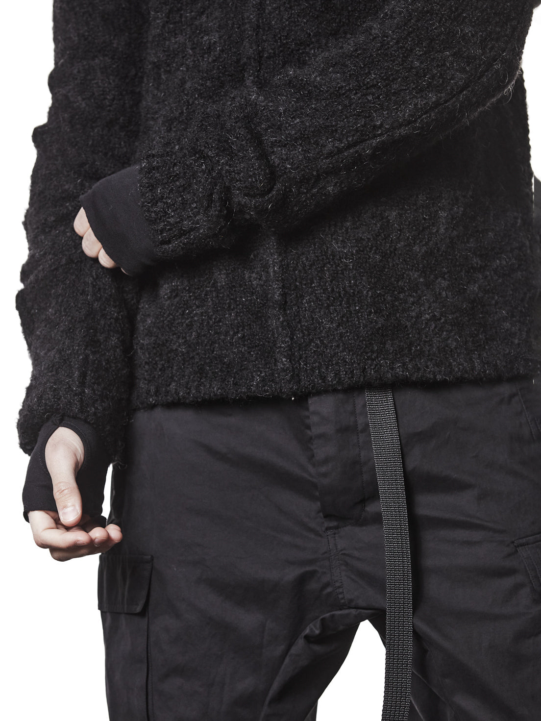 Hooded Alpaca Sweater