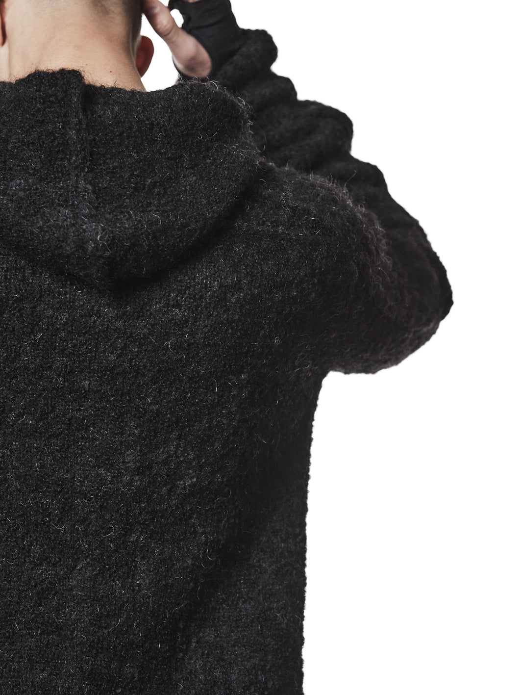 Hooded Alpaca Sweater