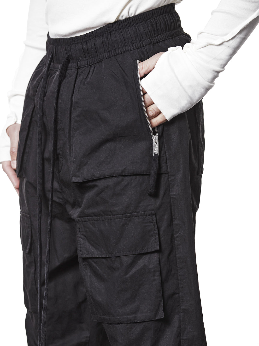 Garment-Washed Cargo Trousers - INN7