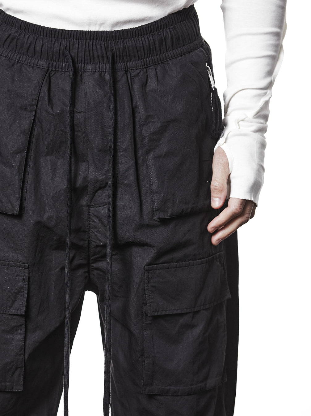 Garment-Washed Cargo Trousers - INN7