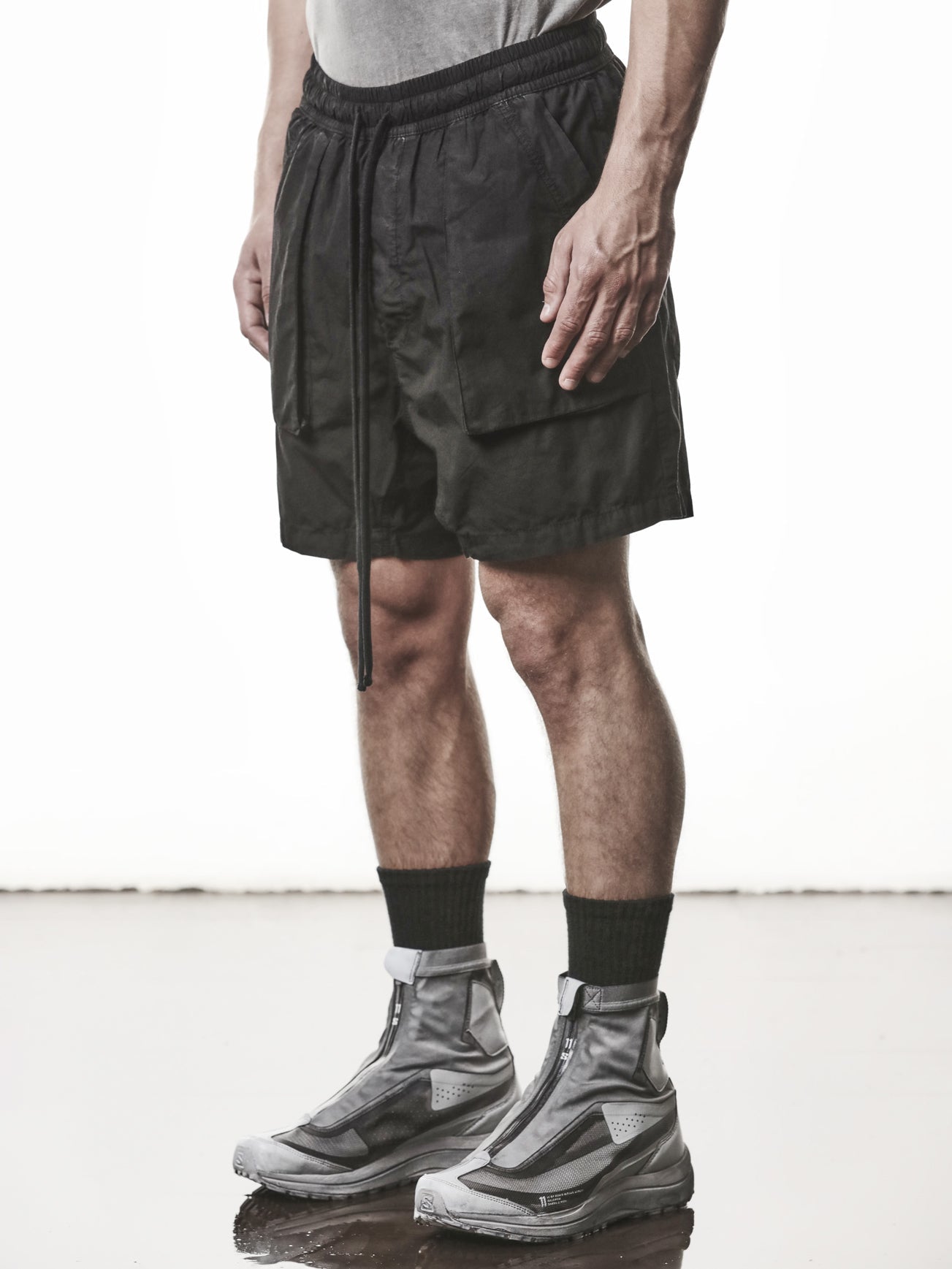 Drop-Crotch Cotton Shorts - INN7
