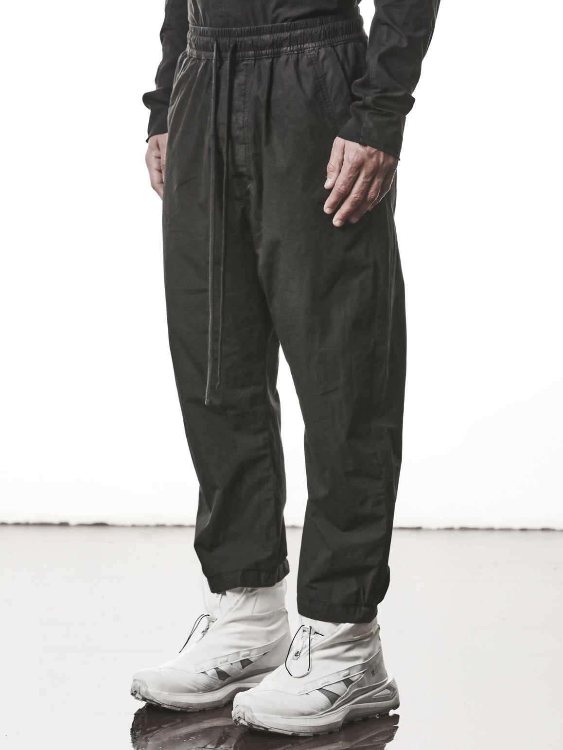 Woven Cropped Cotton Trousers - INN7