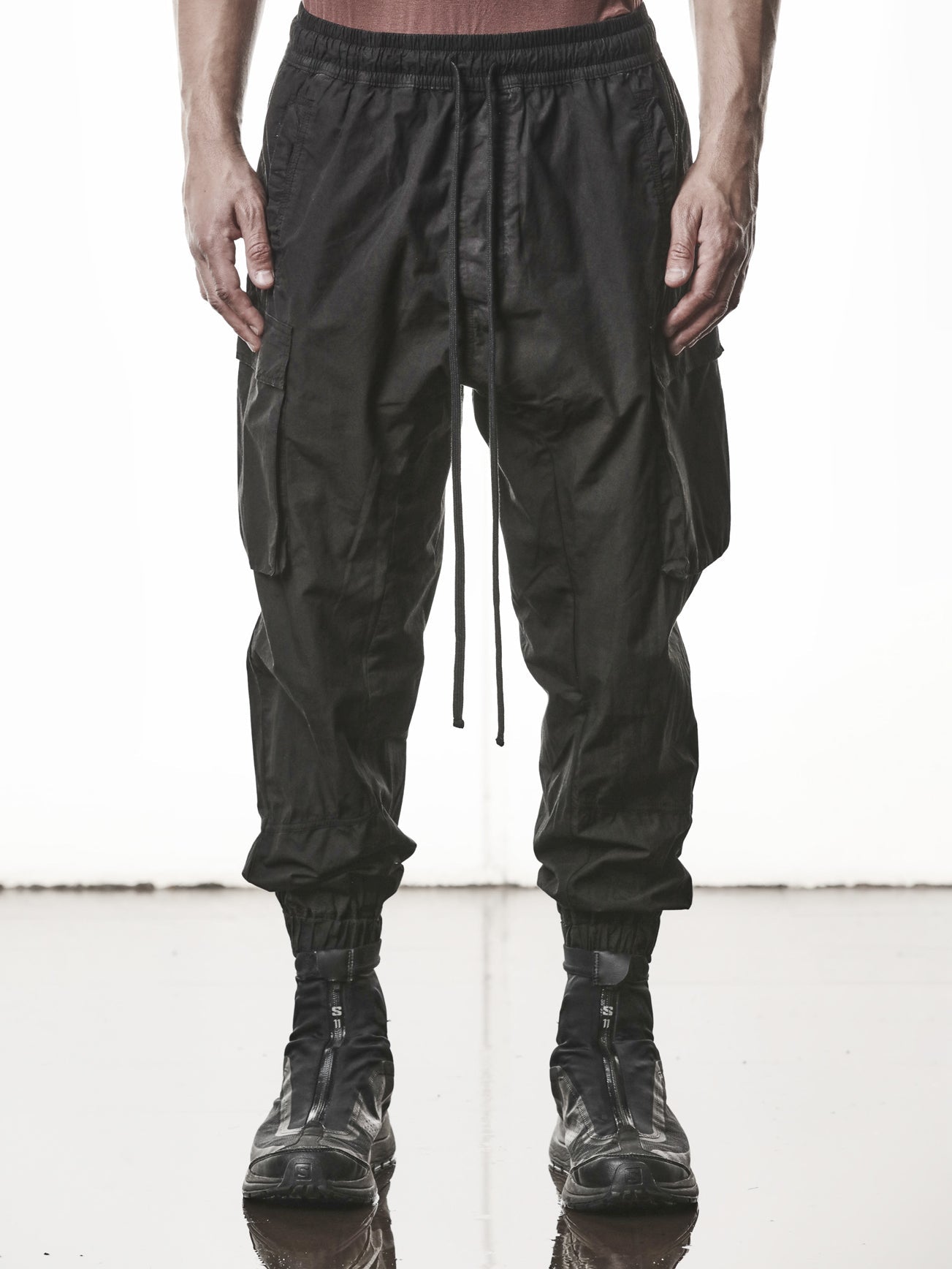 Woven Cotton Cargo Trousers - INN7