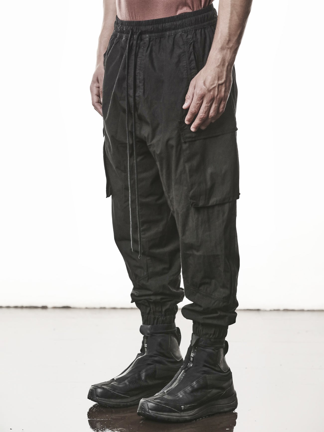 Woven Cotton Cargo Trousers - INN7