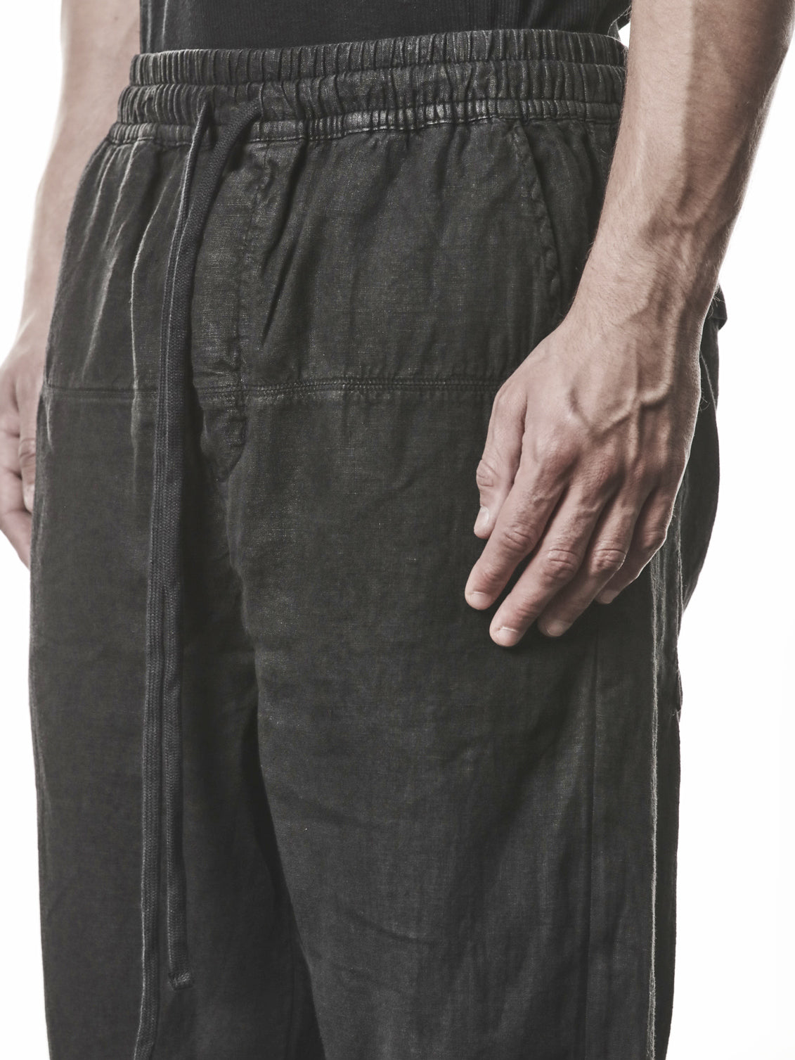 Cropped Linen Trousers - INN7