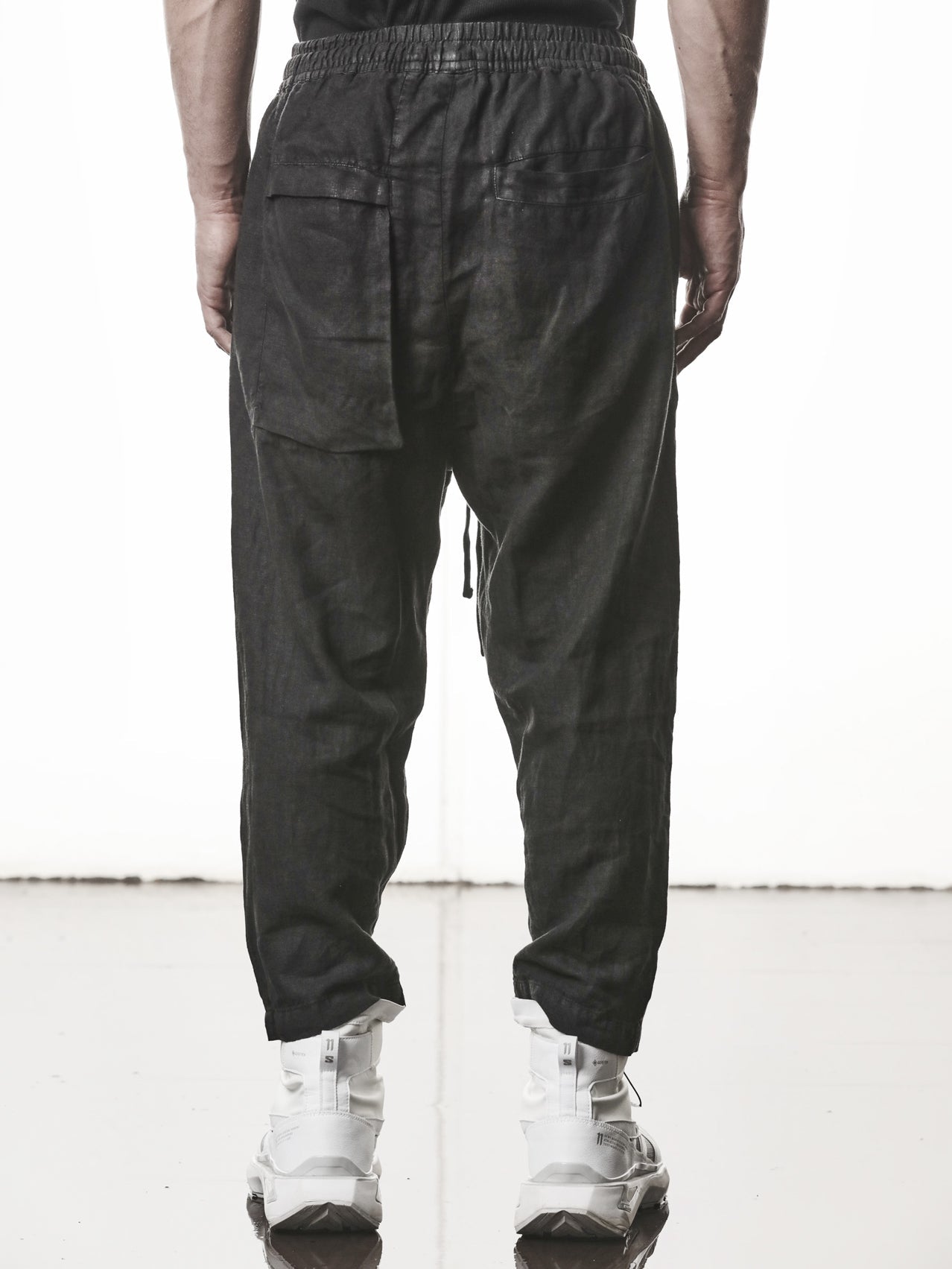 Cropped Linen Trousers - INN7