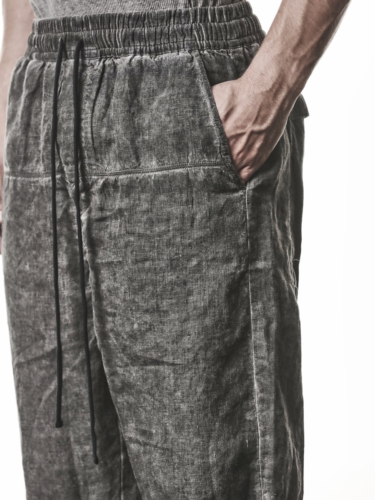 Cropped Linen Trousers - INN7