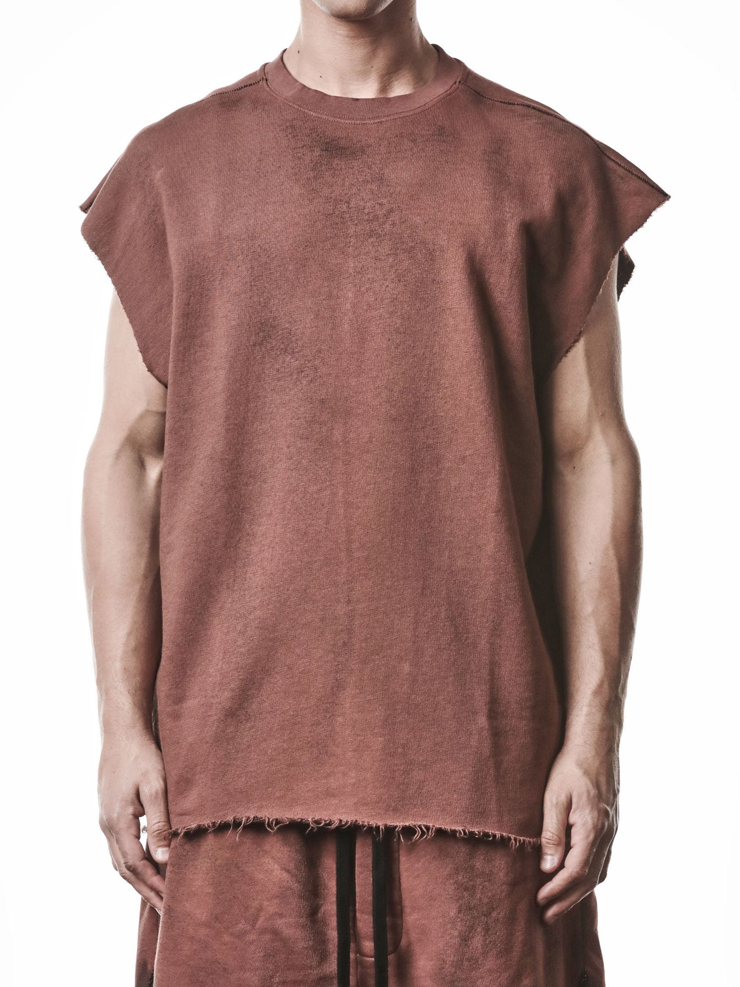 Oversized Raw Sweat Top - INN7