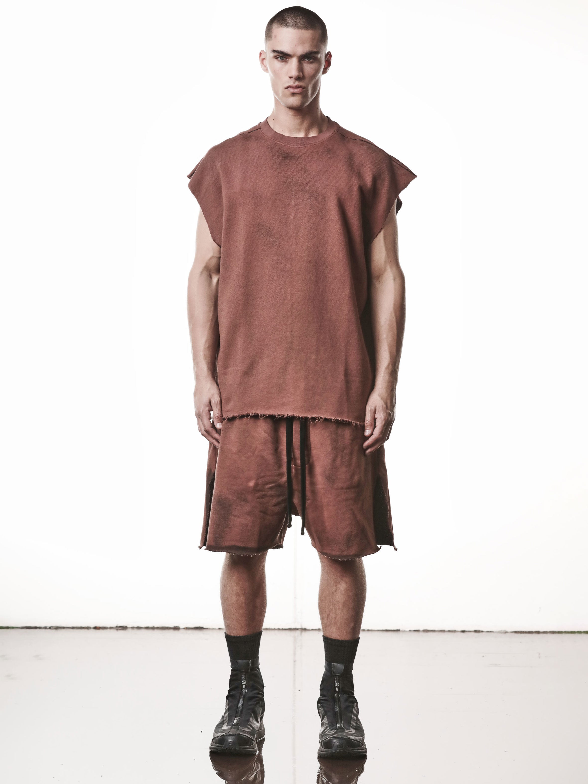 Oversized Raw Sweat Top - INN7