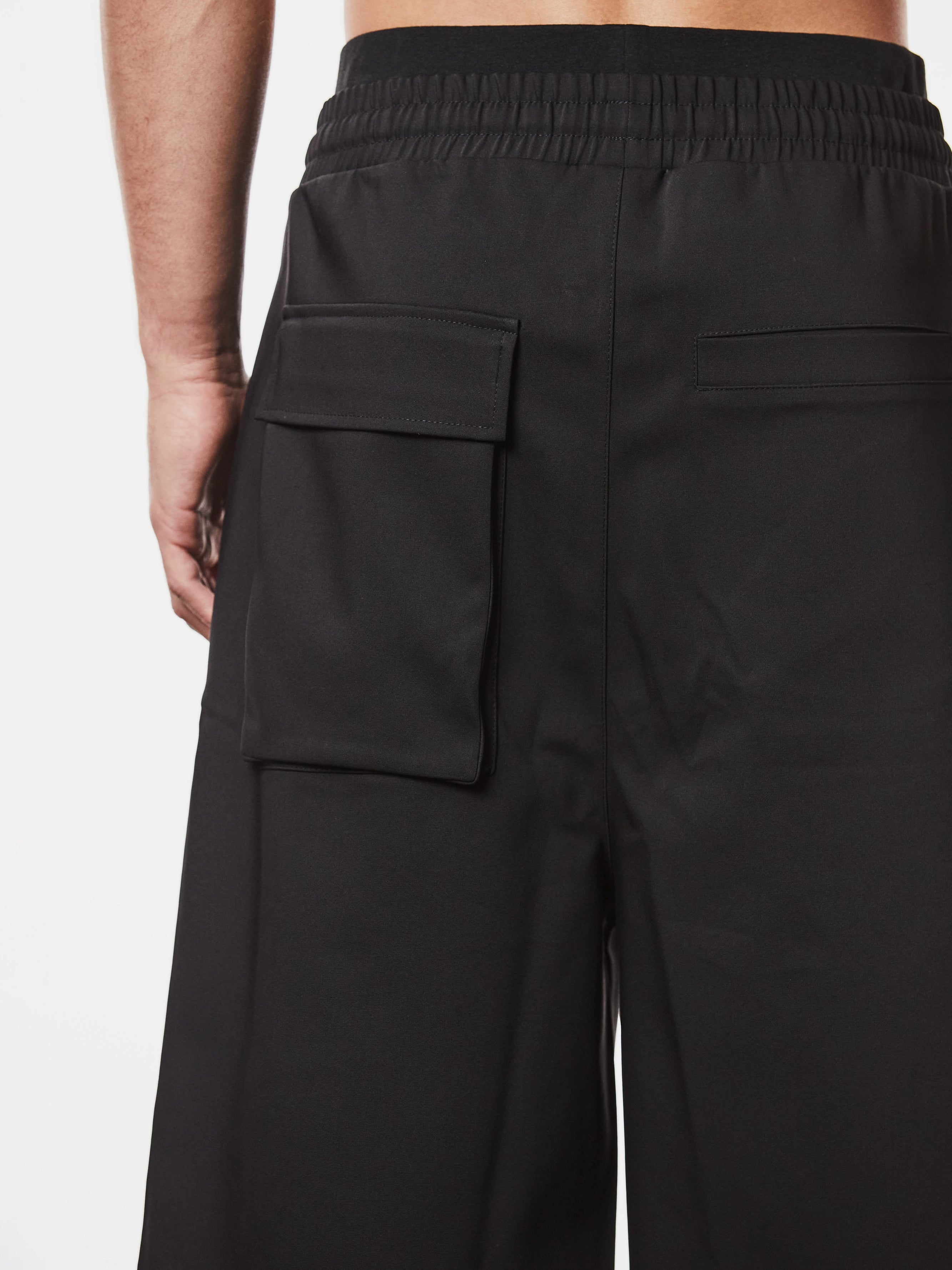 Wide-Leg Drop Crotch Shorts - INN7