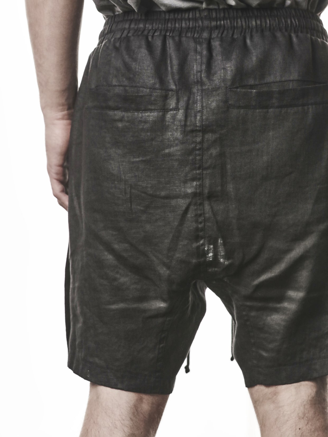 Drop Crotch Linen Shorts - INN7