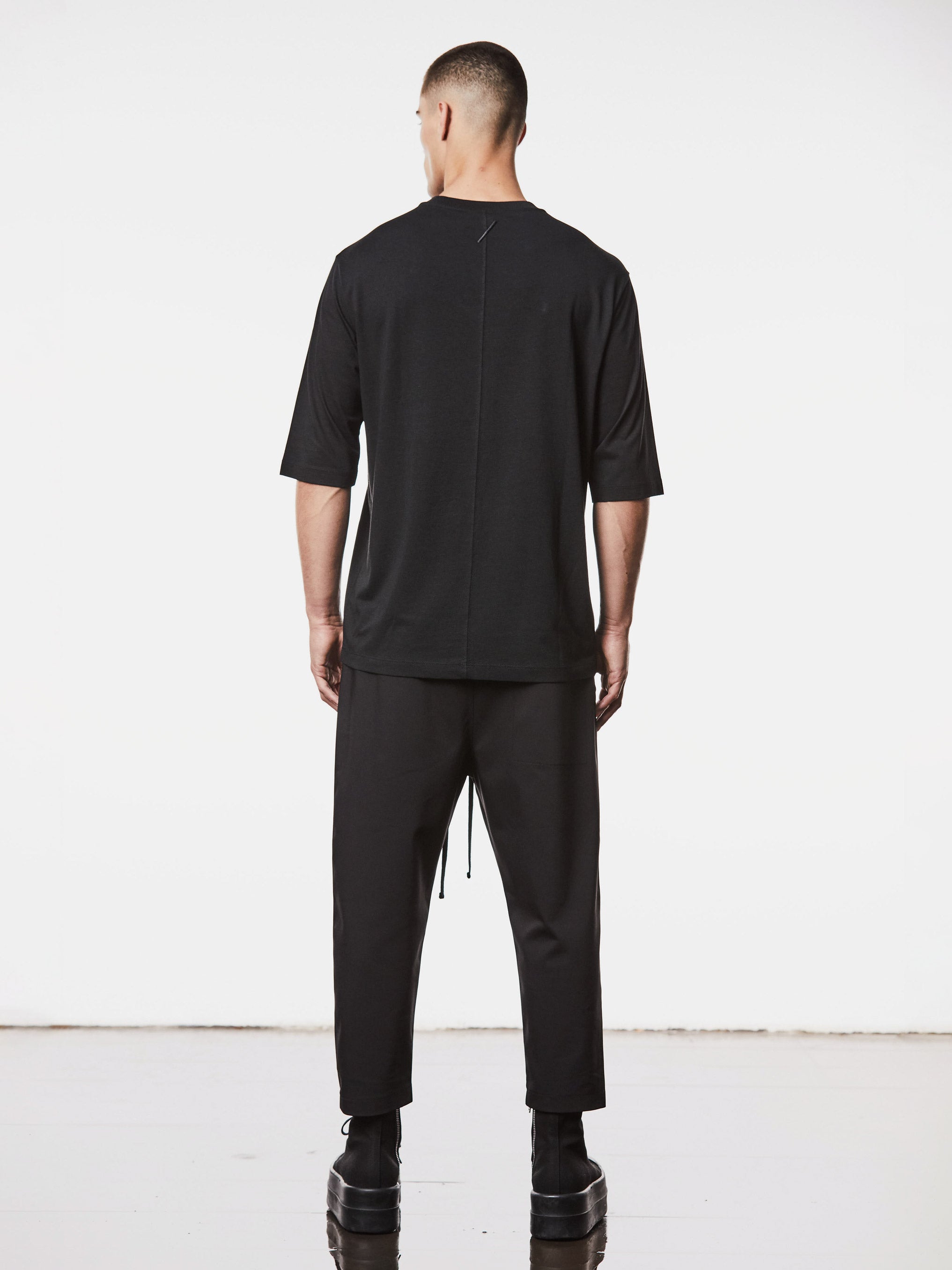 Oversized Cotton T-Shirt with Print Details - INN7