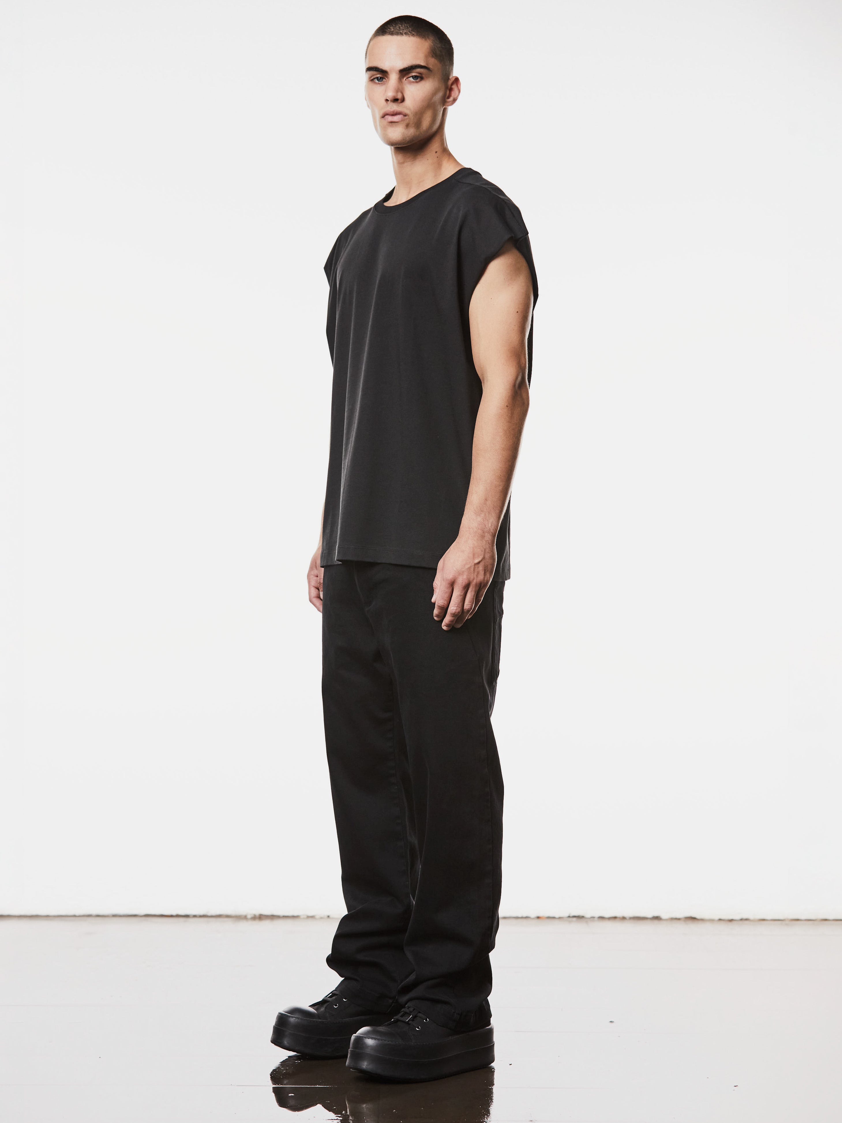 Oversized Sleeveless T-Shirt - INN7