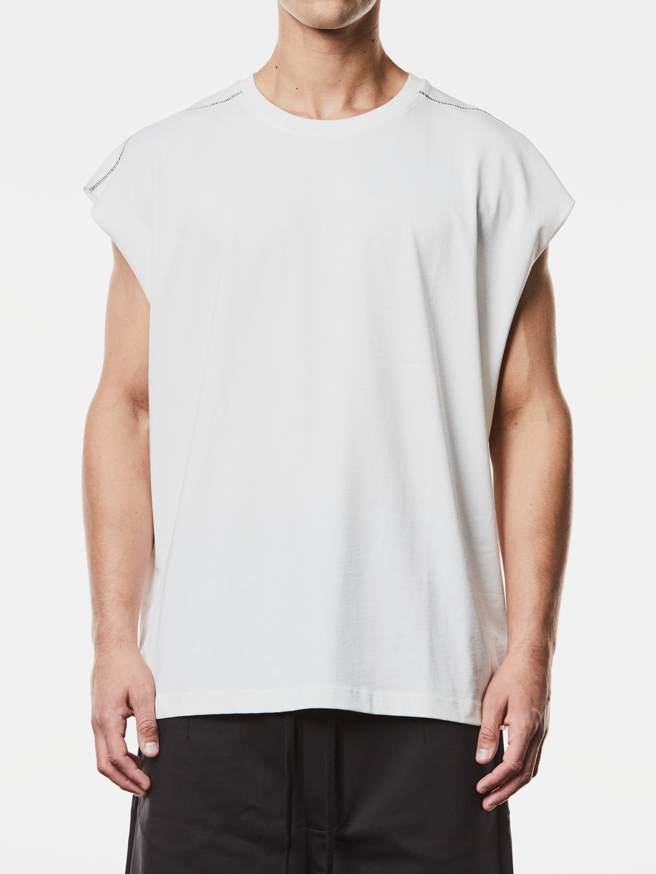 Oversized Sleeveless T-Shirt - INN7