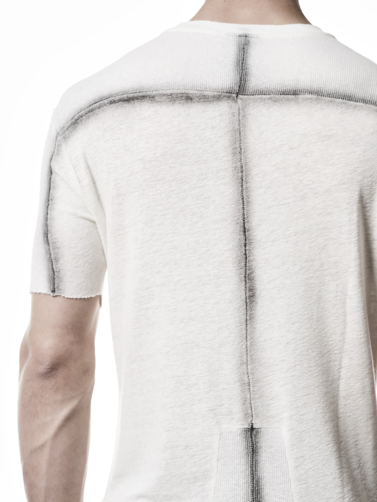 Linen Blend Insert T-Shirt - INN7