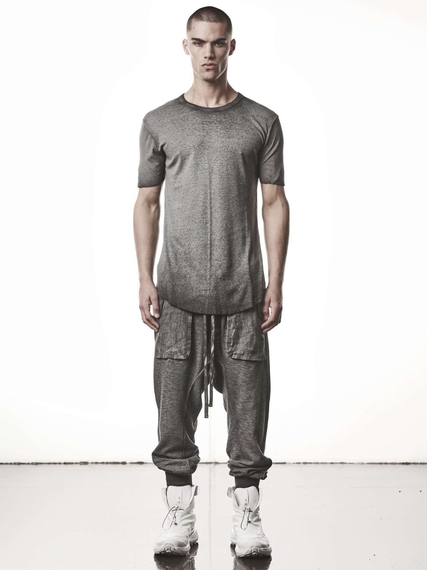 Raw Edge Rib T-Shirt - INN7