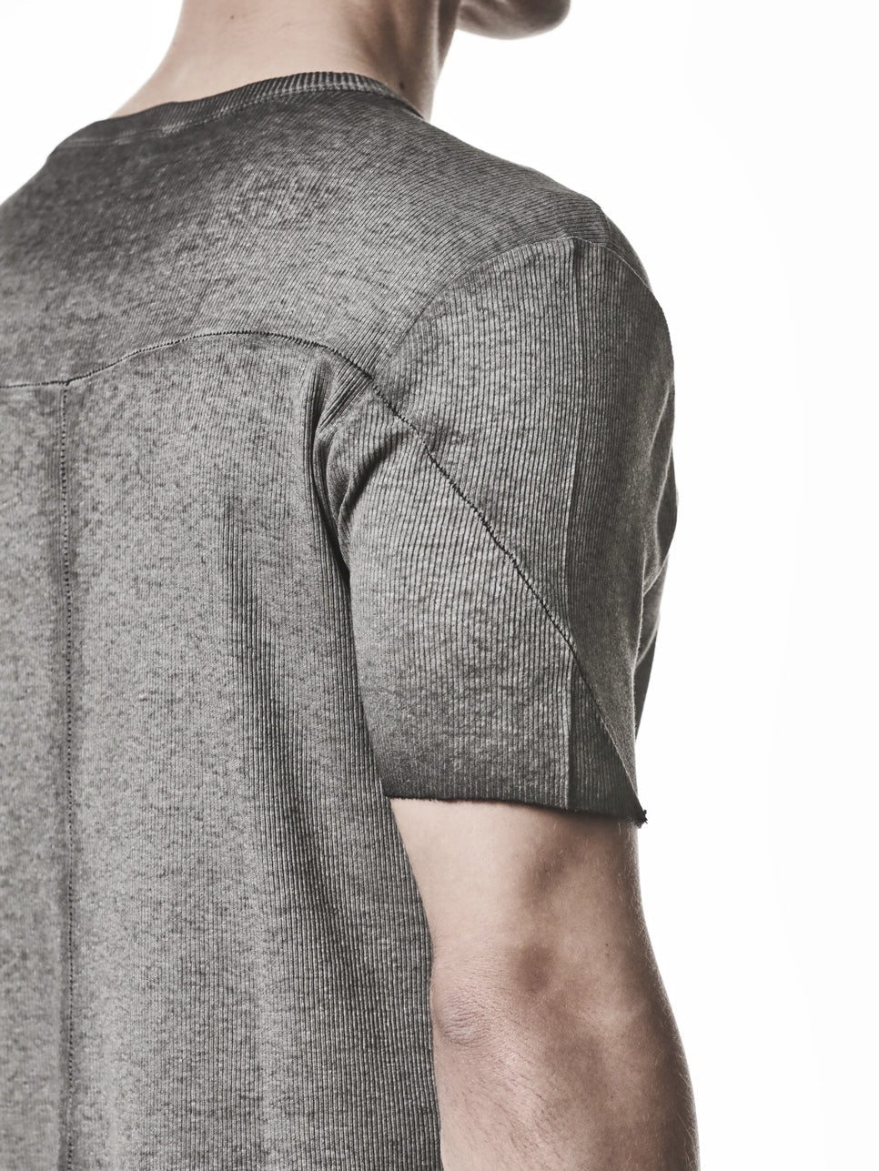 Raw Edge Rib T-Shirt - INN7