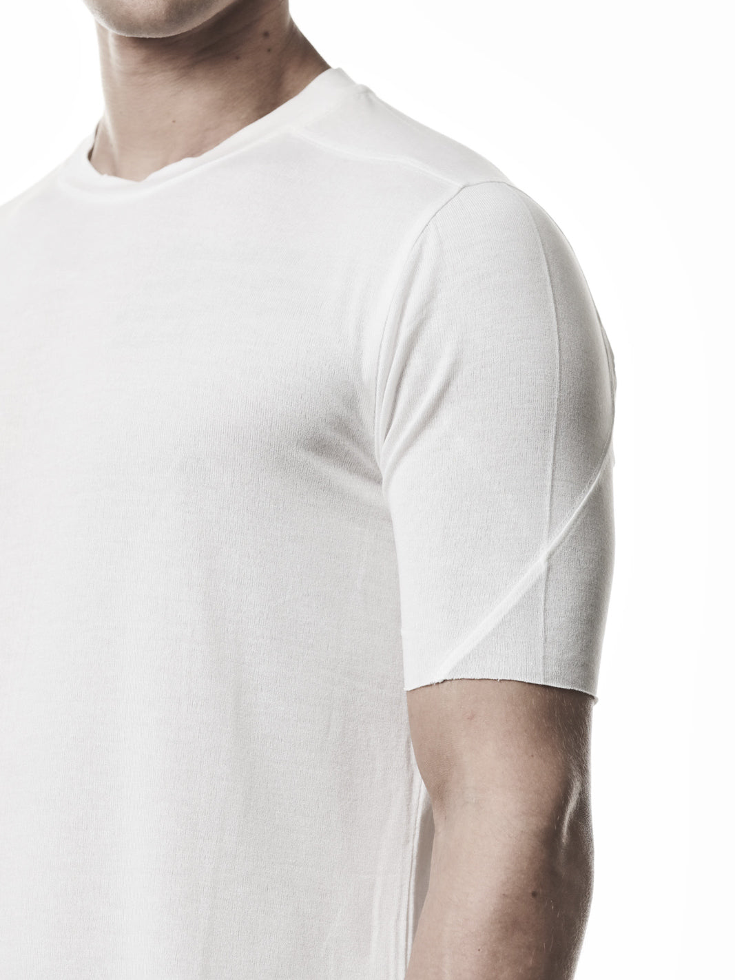 Viscose Raw Edge T-Shirt - INN7